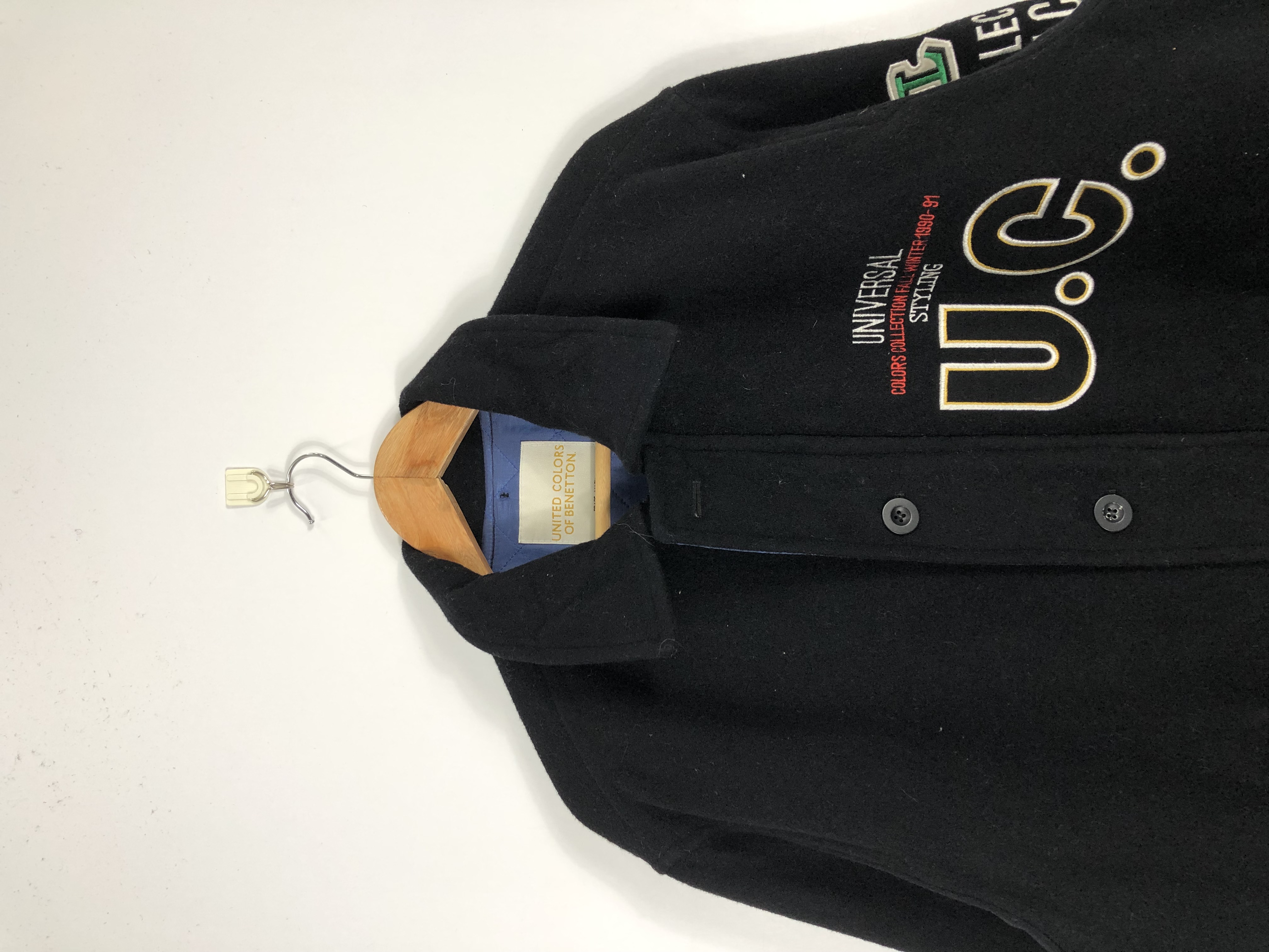 Vintage - Vintage 90s United Colors Of Benetton Jacket Embroidered - 2