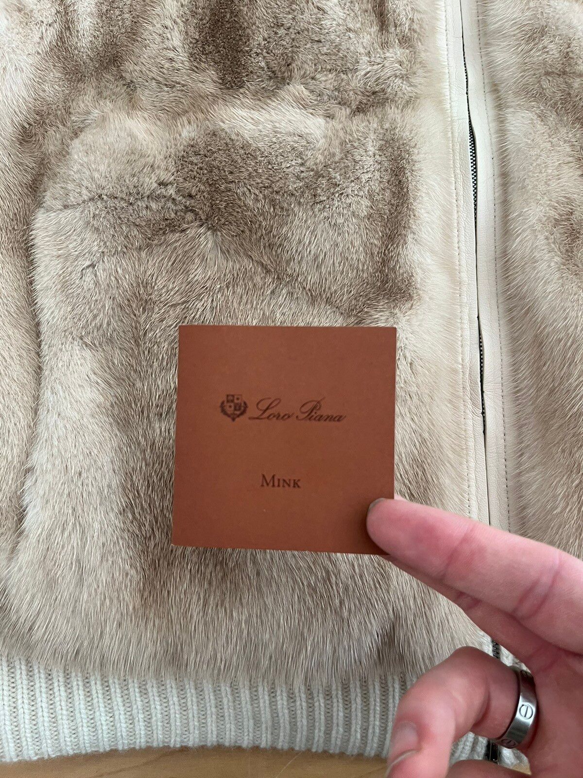 NWT - Loro Piana Mink & Baby Cashmere Reversible Hooded Vest - 6