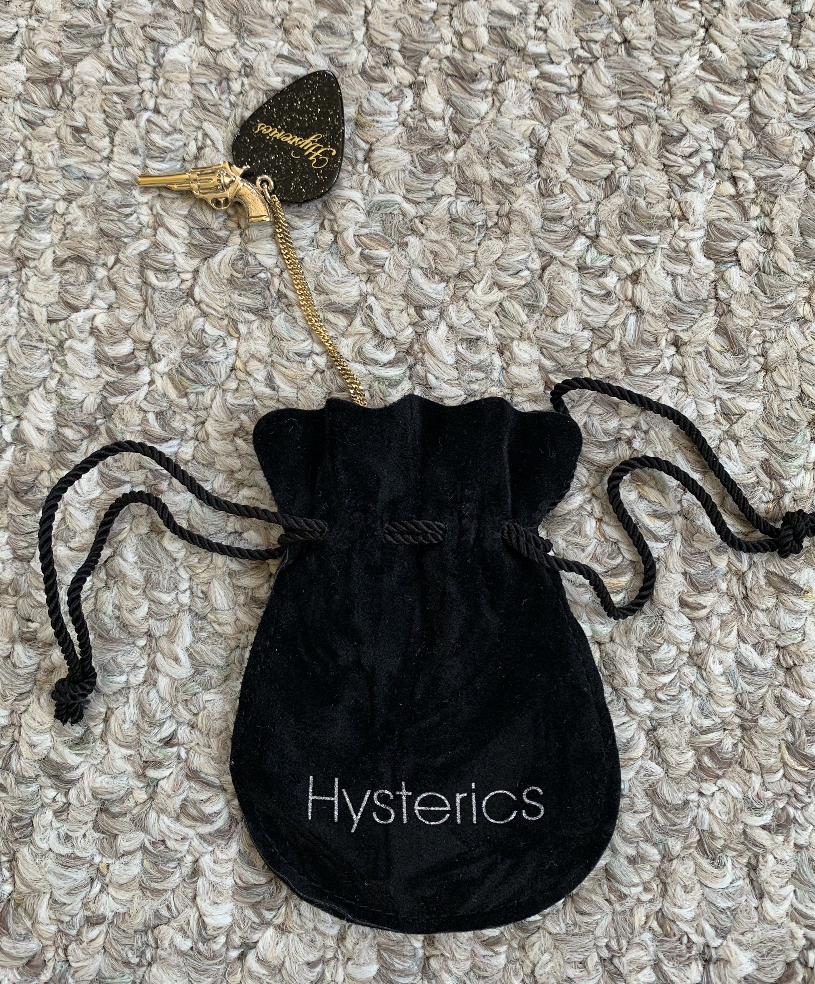 Hysteric Glamour Gun+Guitar Pick Necklace + Bag - 6