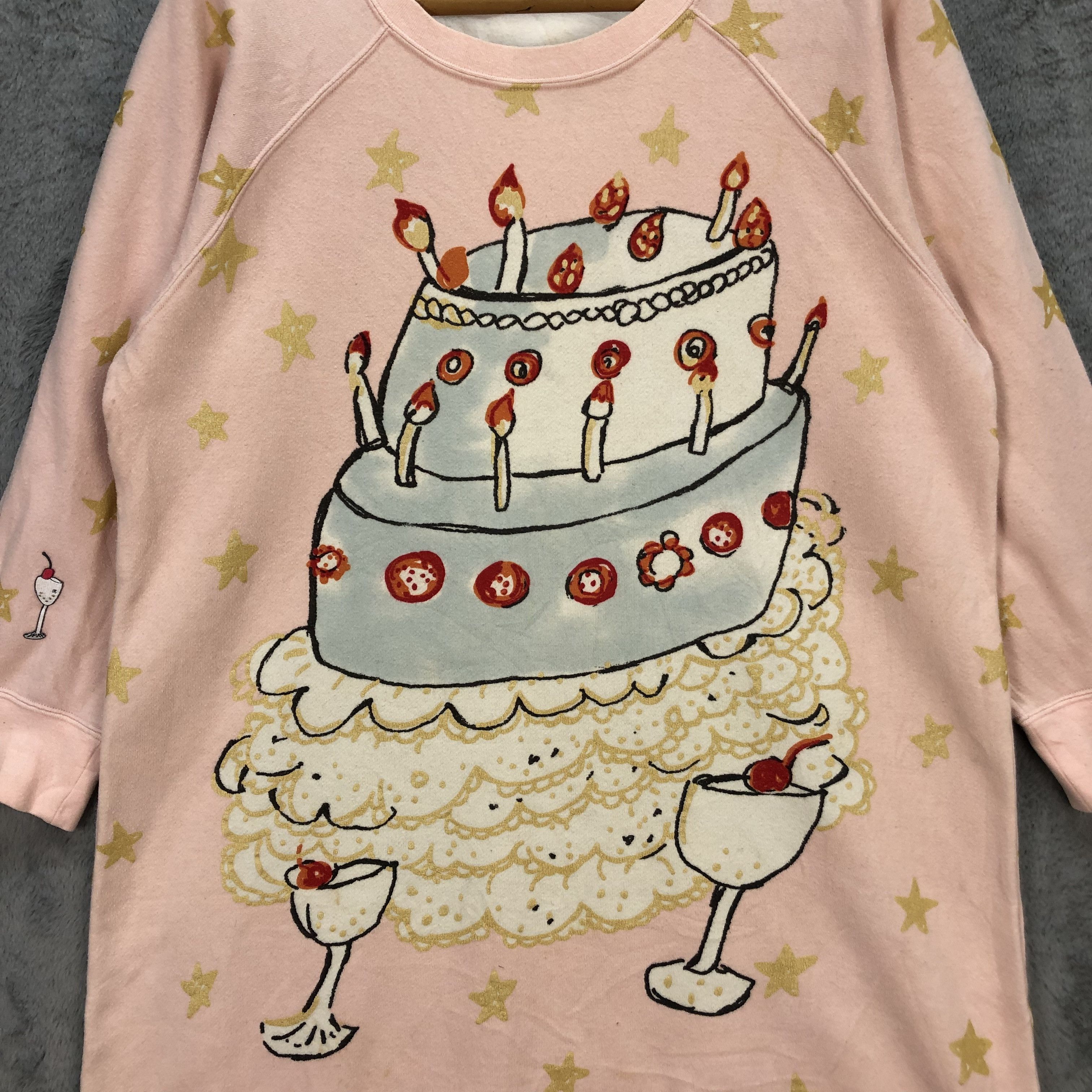 Tsumori Chisato Sleep Star Fleece Long Sweatshirts #5682-202 - 3