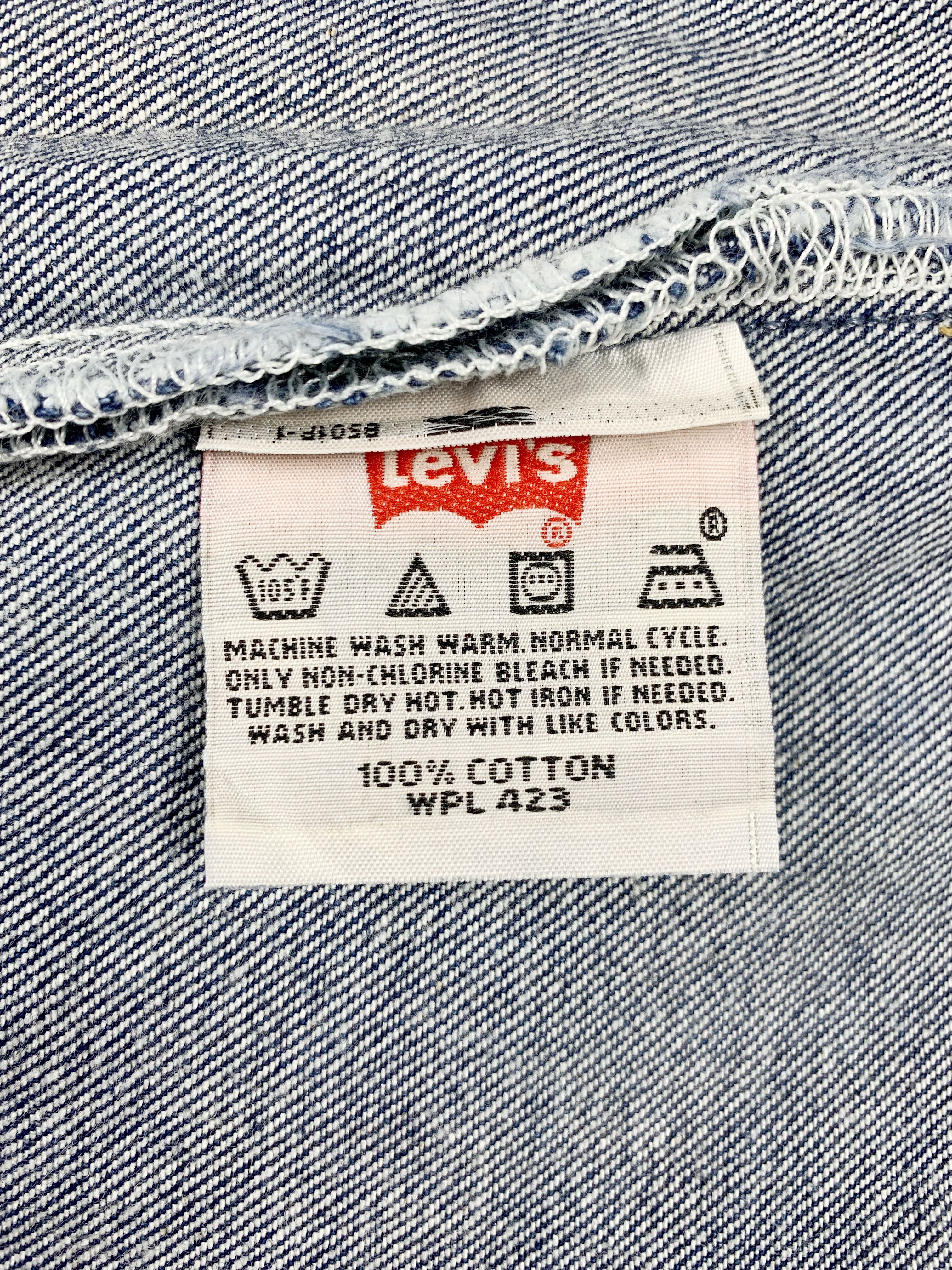 Deadstock Levi’s 501 Dark Blue Jeans - 5