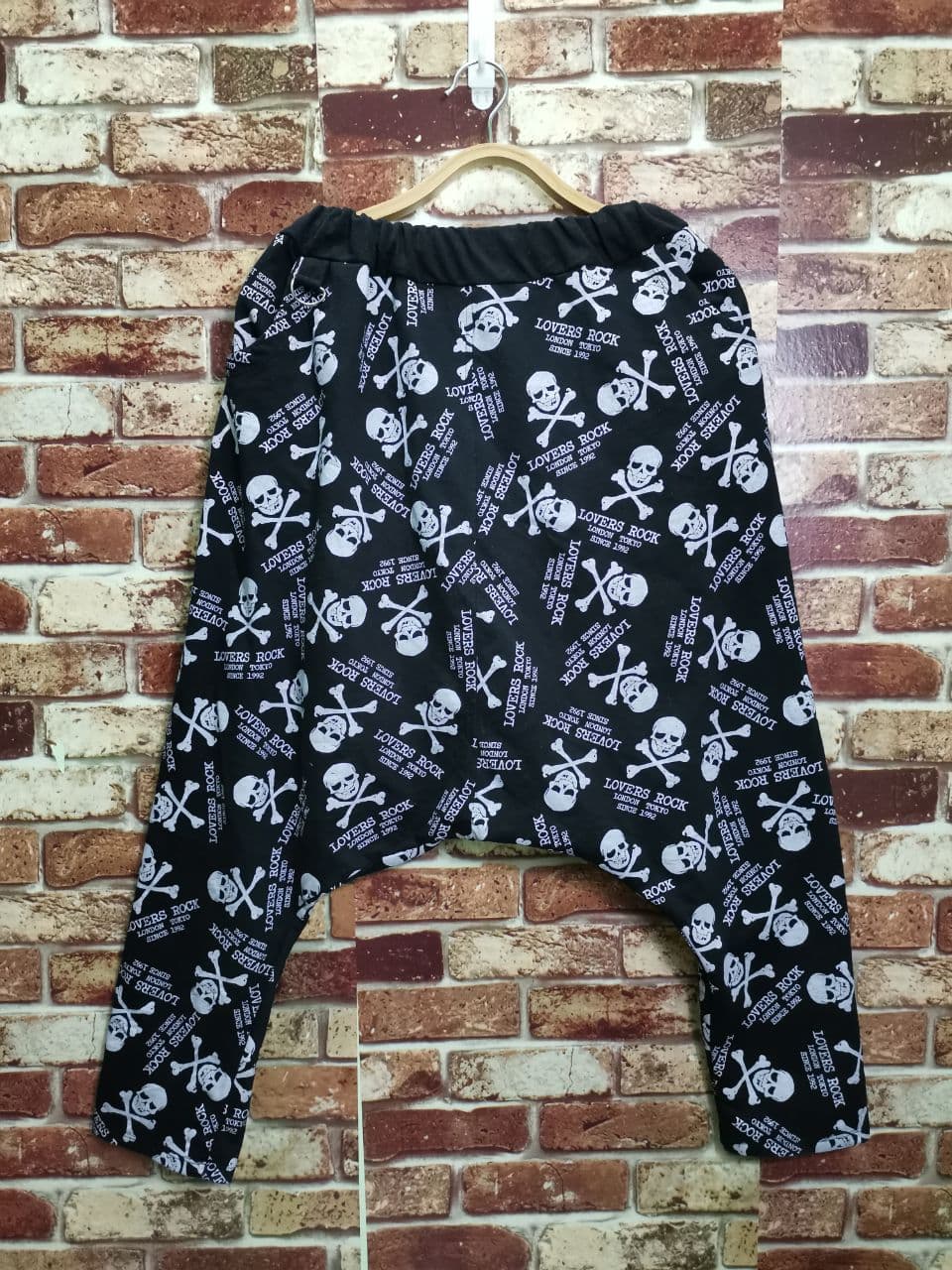 Skulls - Lover's Rock by Super Lover Harem Pants - 3