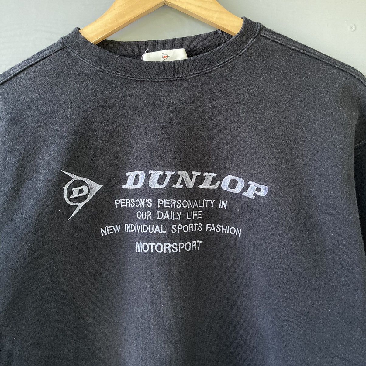 Vintage Dunlop Blue Sweatshirt - 2