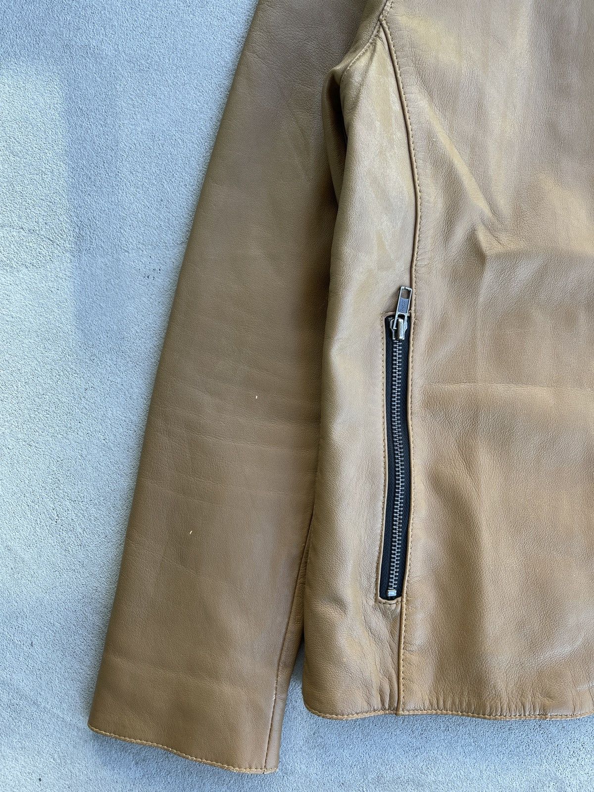 Vintage - Rick Owens Style! 00s Liugoo Japan Sheepskin Leather Jacket - 2