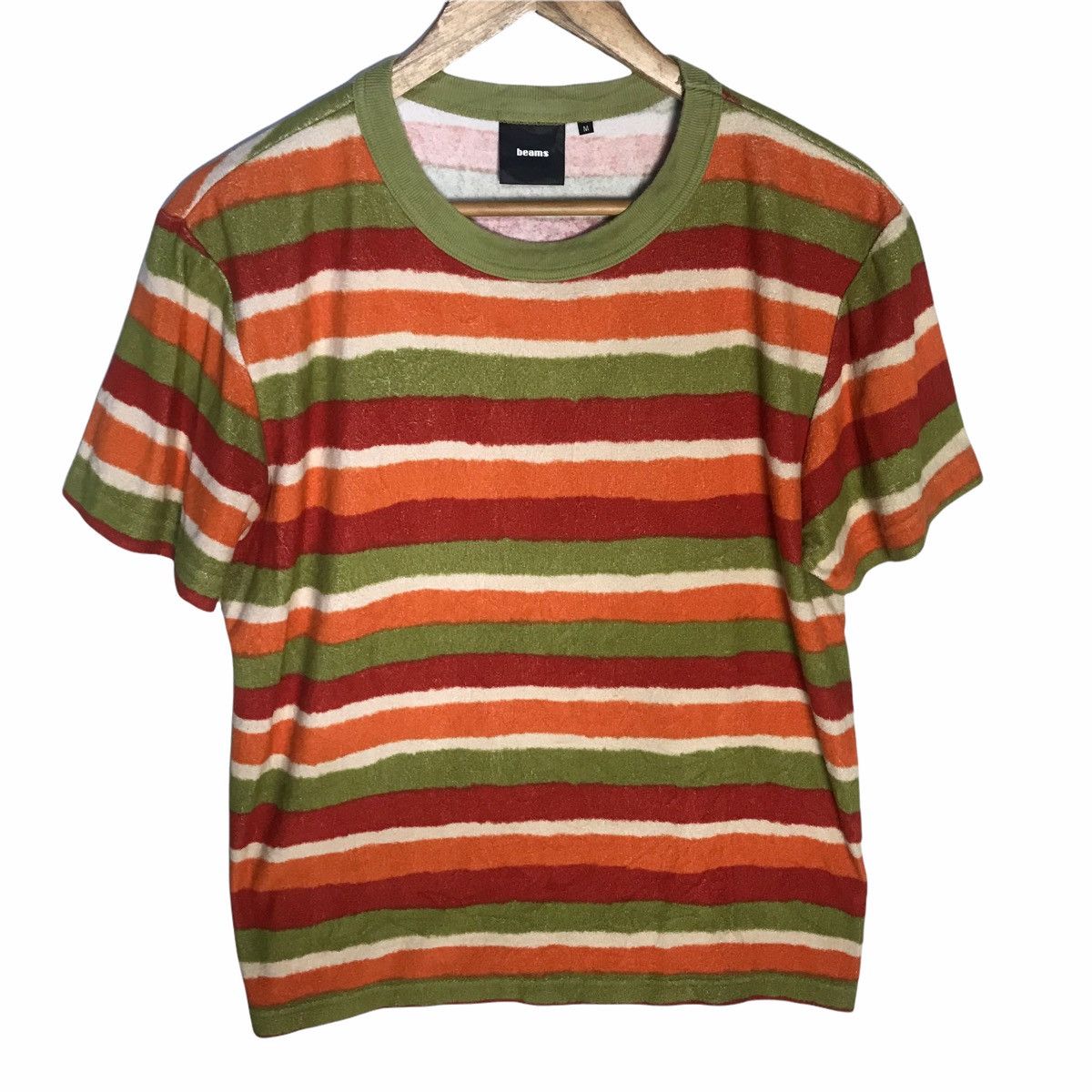 Beams multicolour stripes towelling tshirt - 1