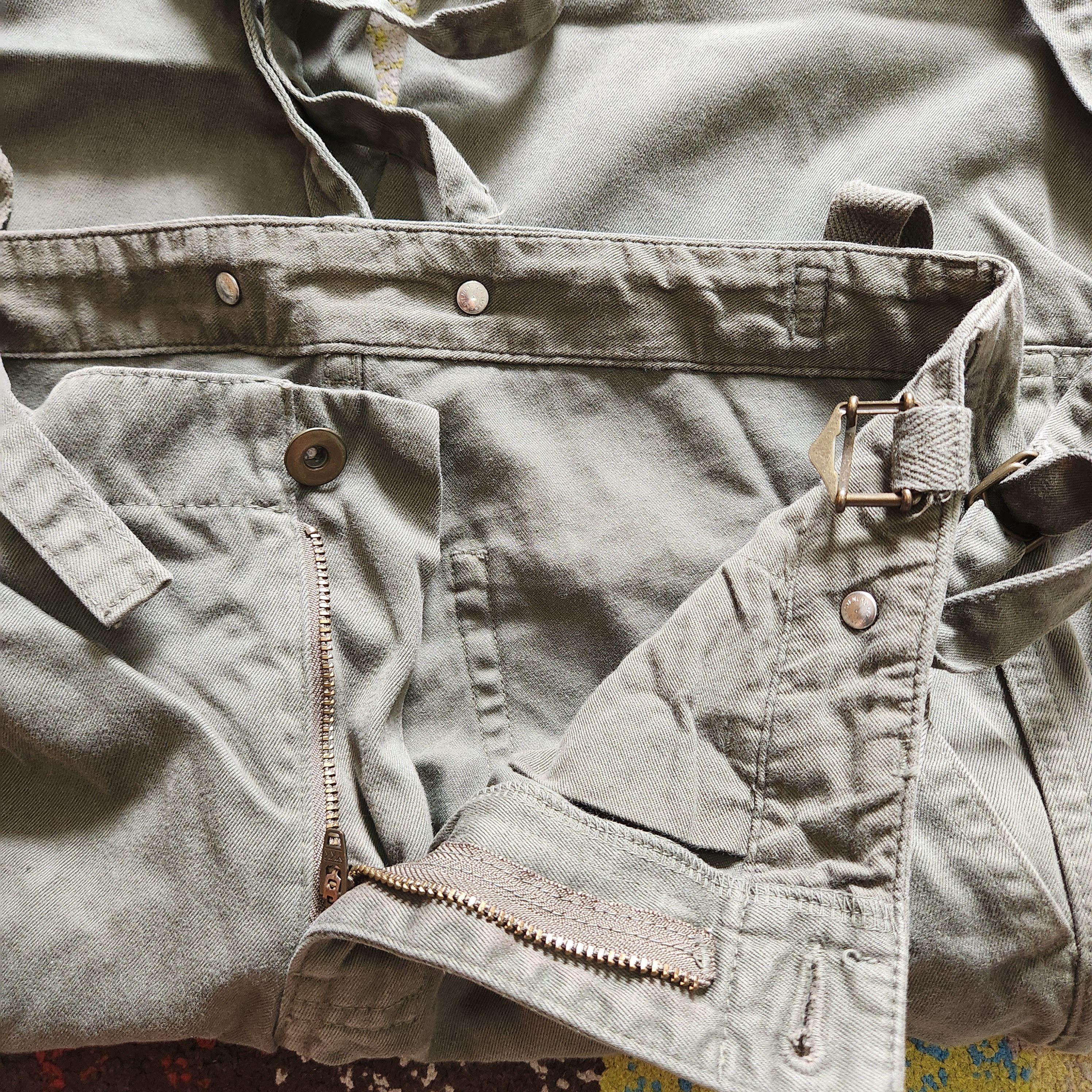 Military - Bondage Cargo Pants With Pockets Army Type - 6