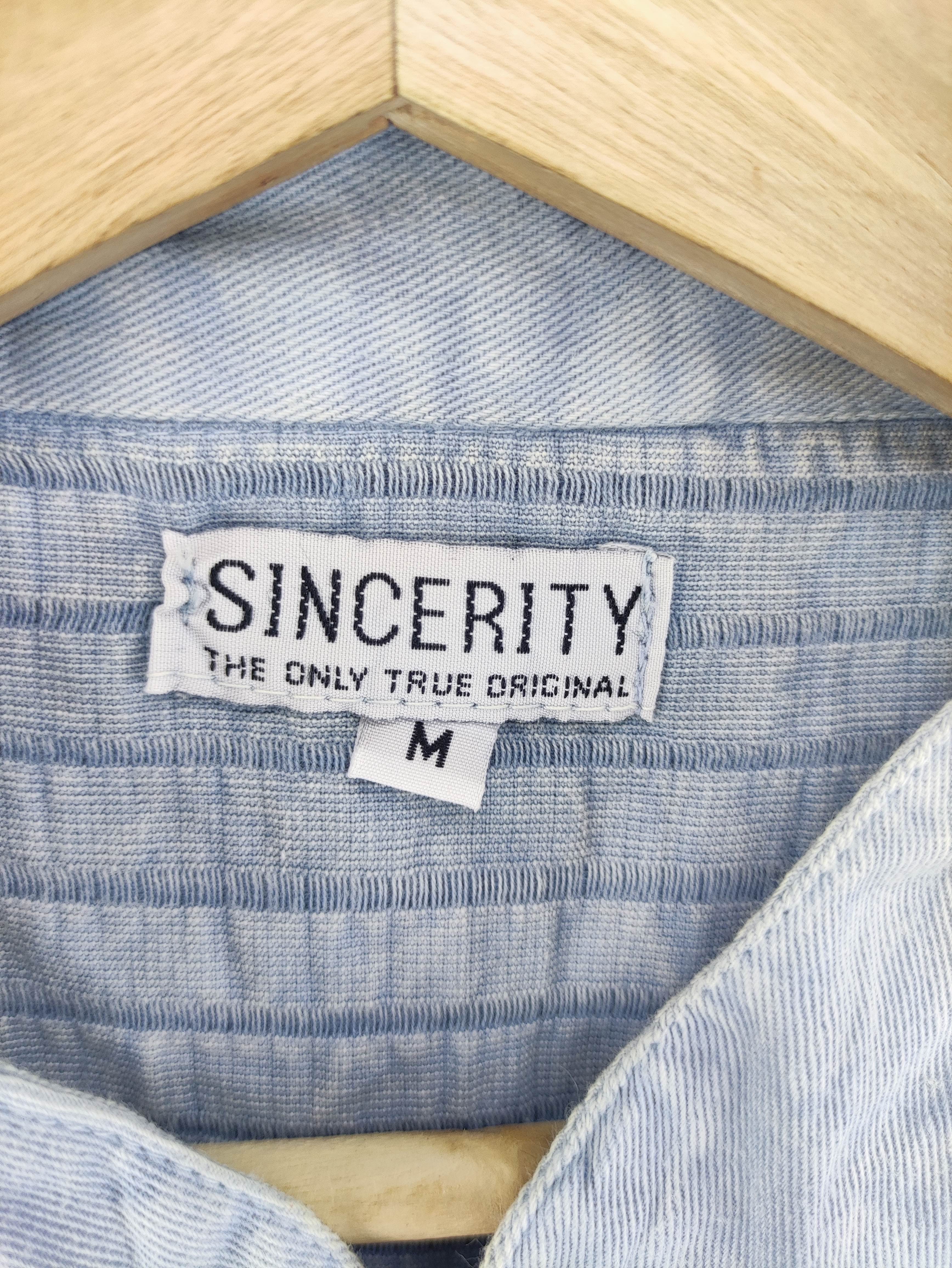 Vintage Sincerity Vest Embroidered Logo Button Up - 2