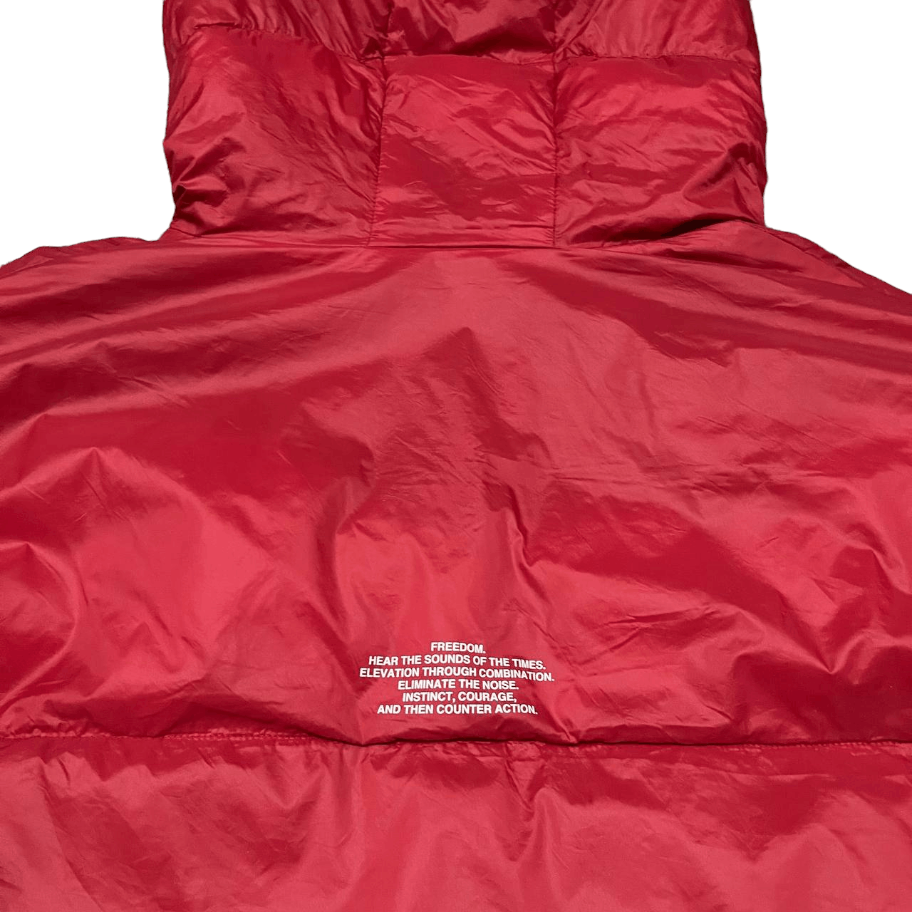 Undercover GU Padded Puffer Jacket Red XL - 17