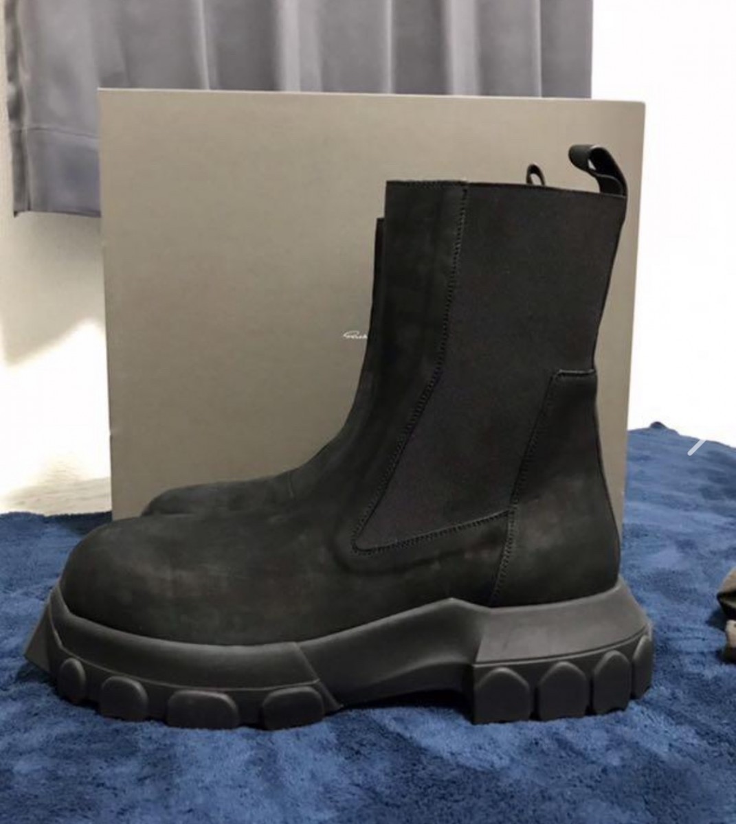 OFFER Mega Bozo tractor boots black suede 45 - 1