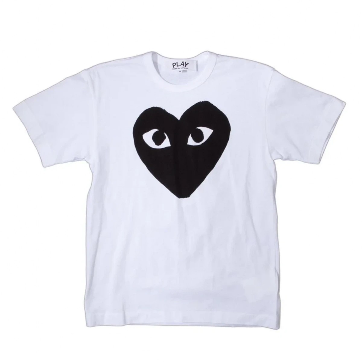 PLAY Black heart printed tee - 1