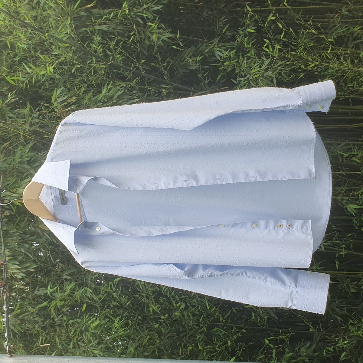 Karl Lagerfeld - Lagerfeld distressed highcollar shirt - 1