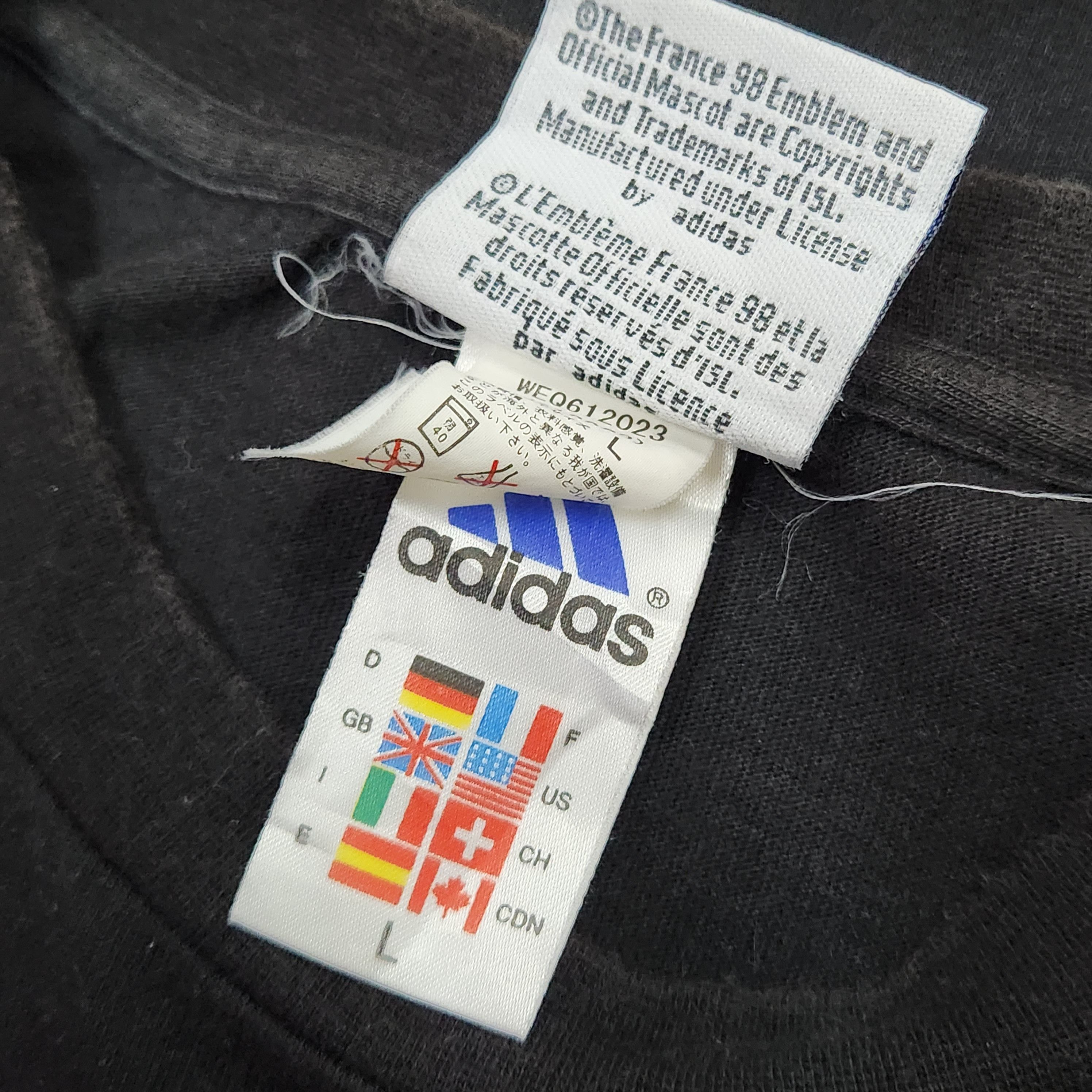 Vintage FIFA World Cup France 98 Adidas TShirt - 12