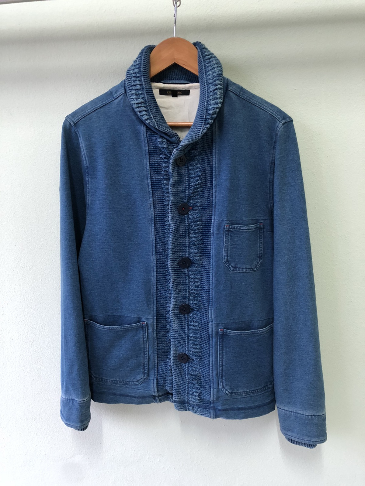 💥CIAOPANIC INDIGO DYED NAVY DECK JACKET - 12