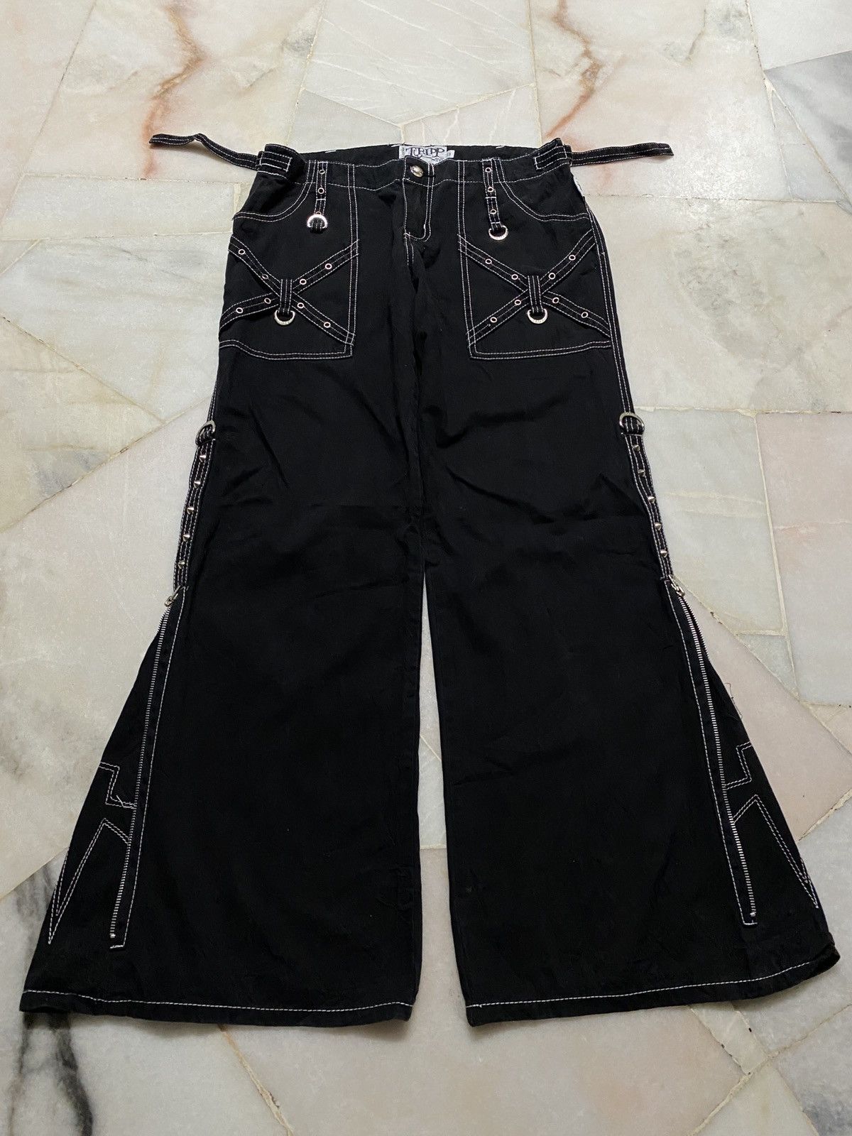 💥Flare💥Vintage 90s Studded Tripp Punk Chrome hearts Inspired - 2