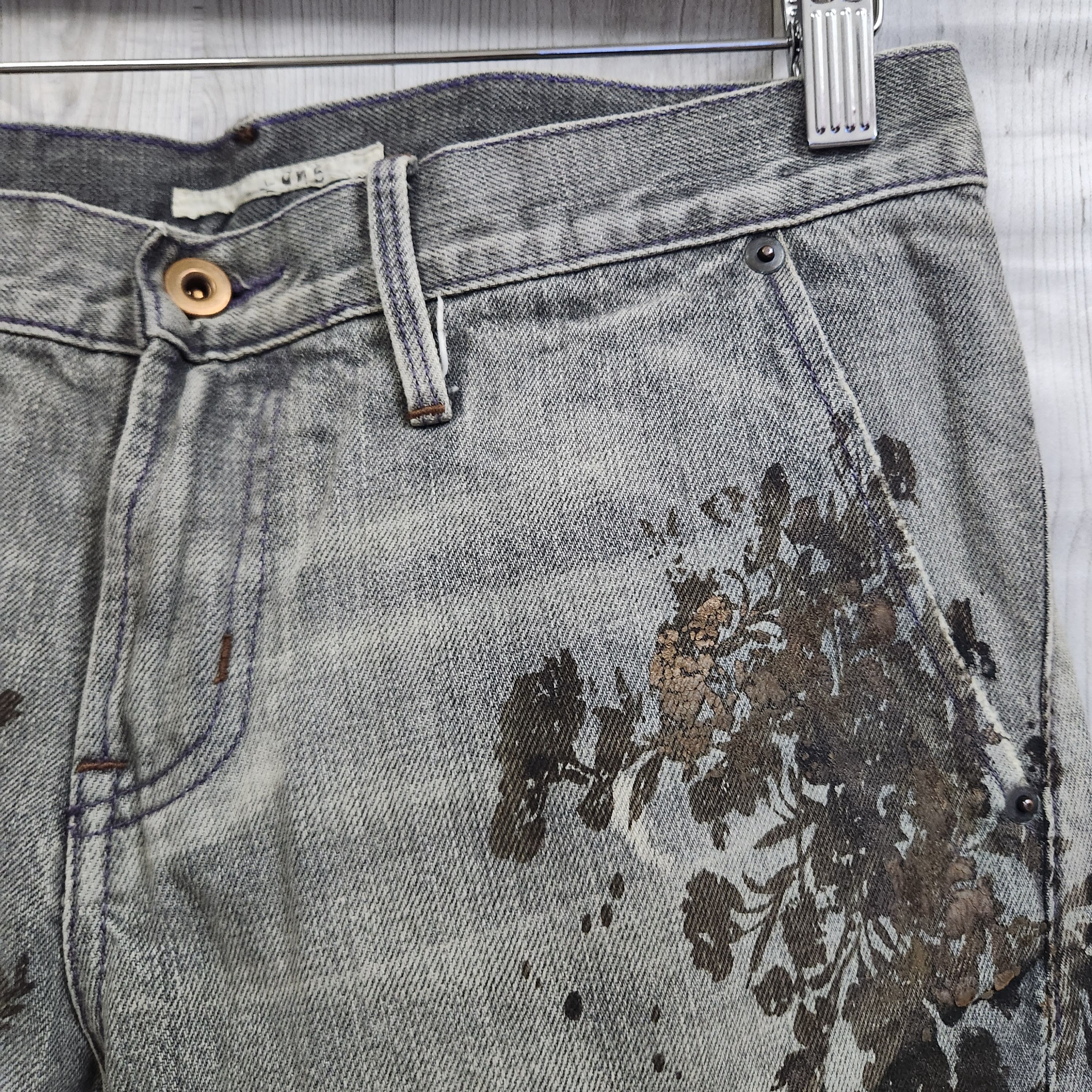 Japanese Brand - Vintage RNA Arts Splattered Denim Jeans Japan - 16