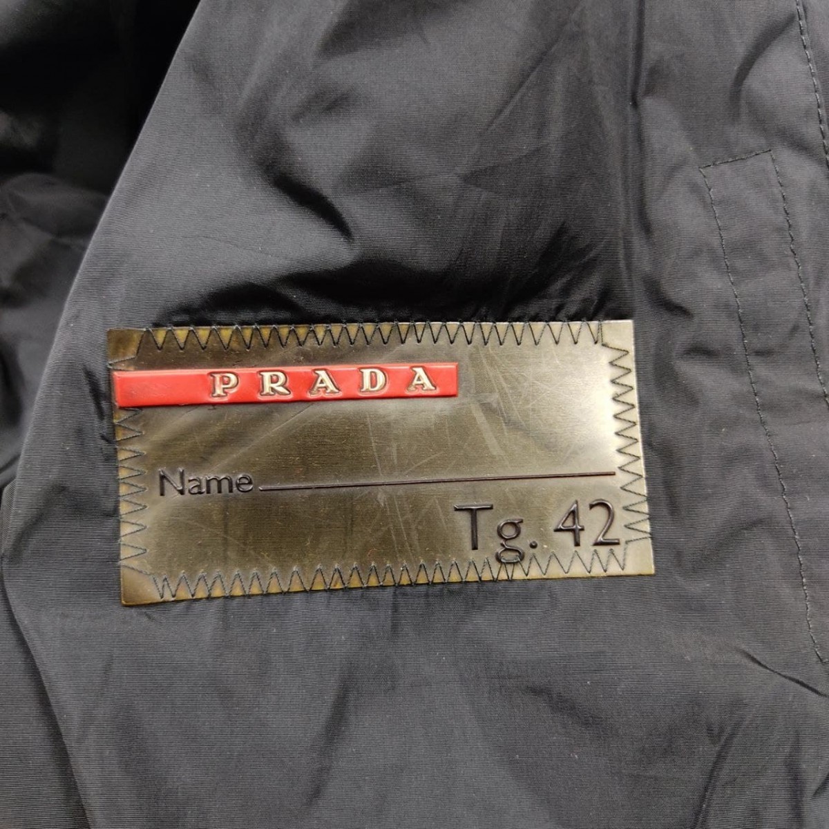 PRADA Italy Padding Nylon Raincoat Hoodie Parka Long Jacket - 10