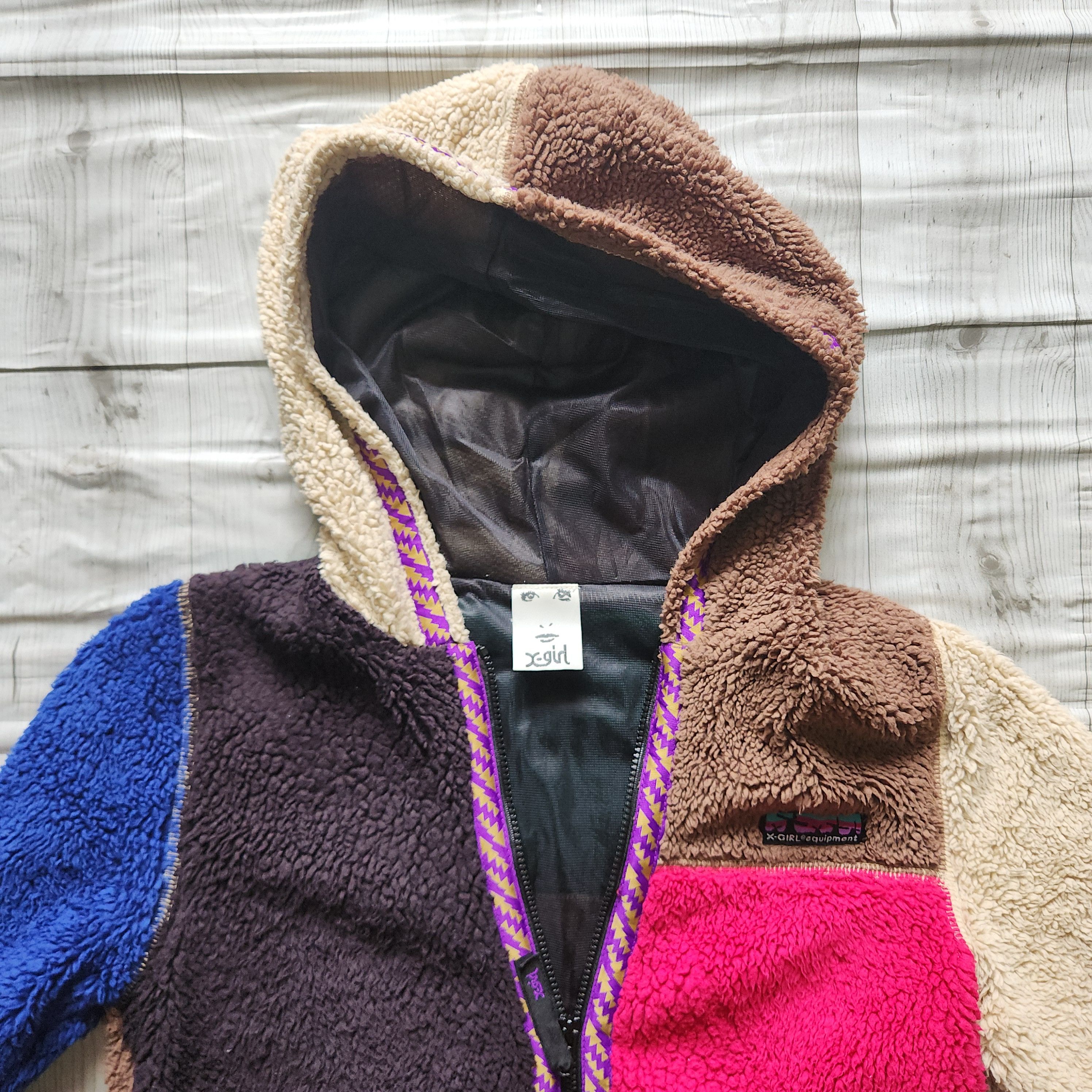 X-Girl Colorful Sweater Hoodie - 3