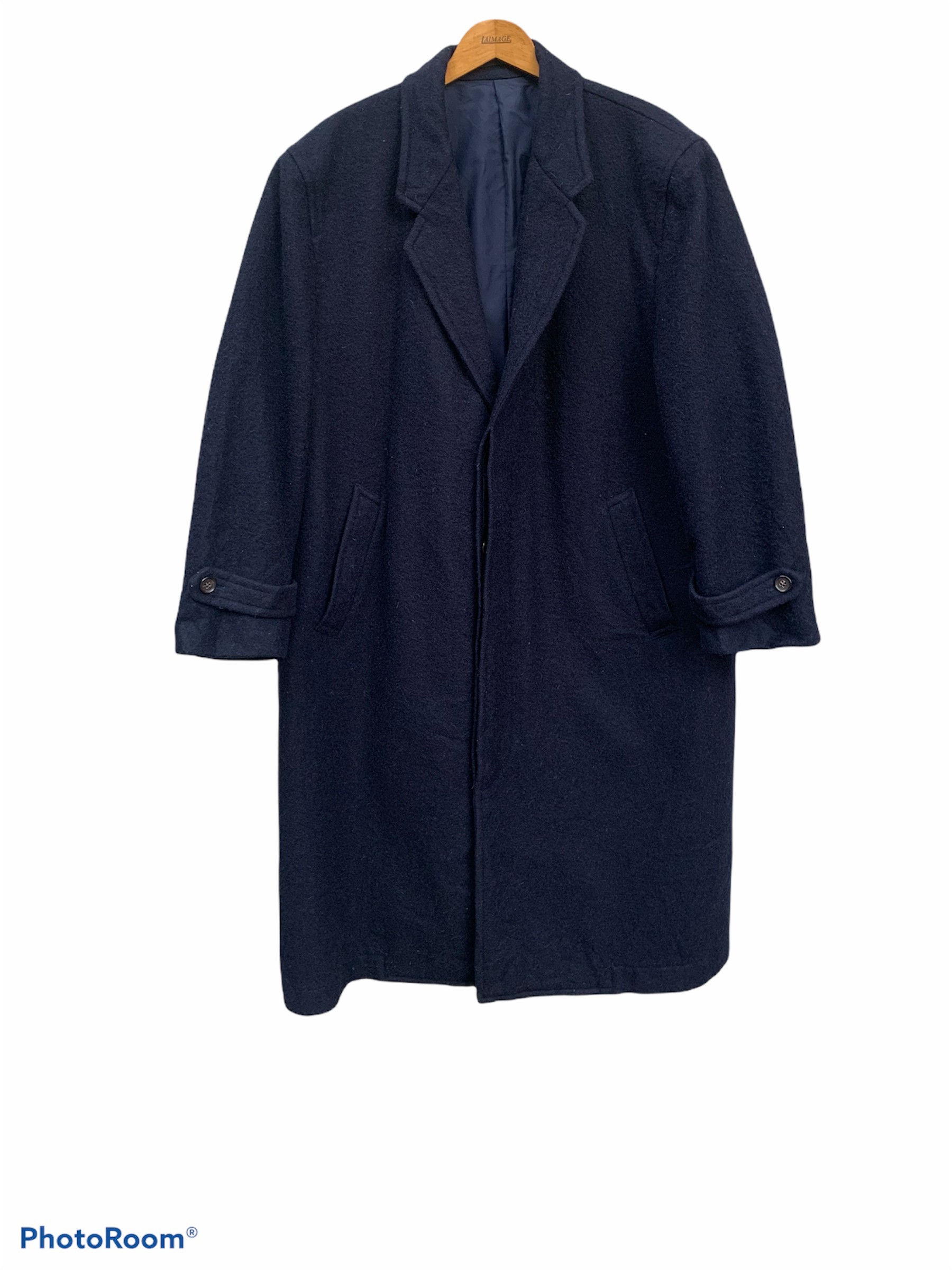 Rare Vintage 70/80’s Comme Des Garcon Homme Wool Long Coat - 1