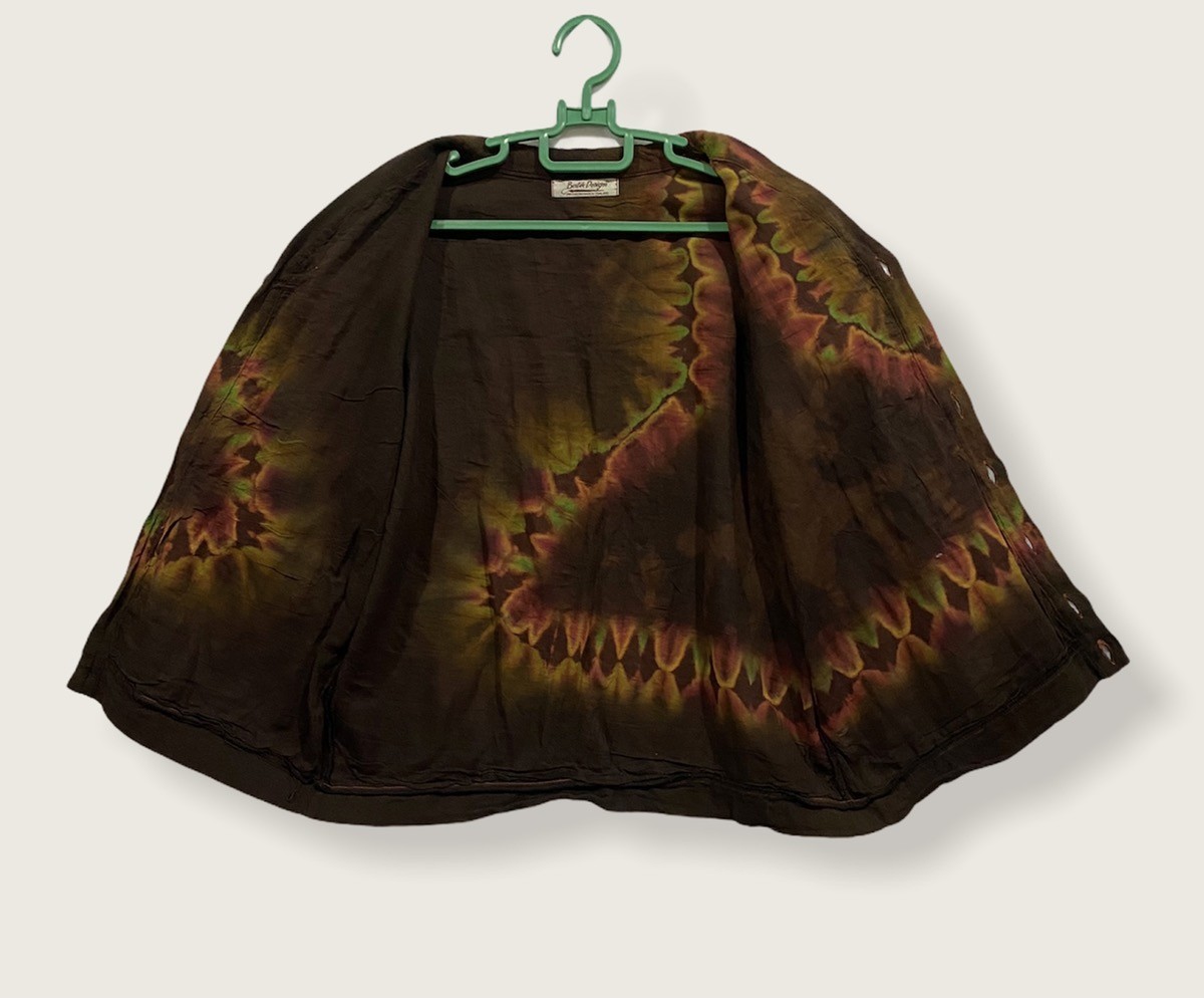 Handmade - Batik Design Button Up Shirt ( Handmade Tie Dye) - 6