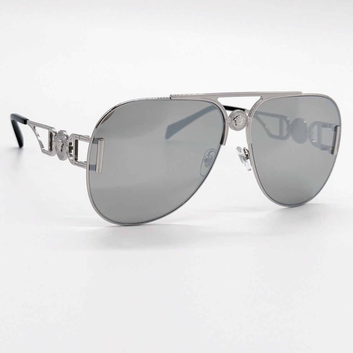 NEW VERSACE MOD 2255 10006G SILVER VE2255 1000/6G SUNGLASSES - 5