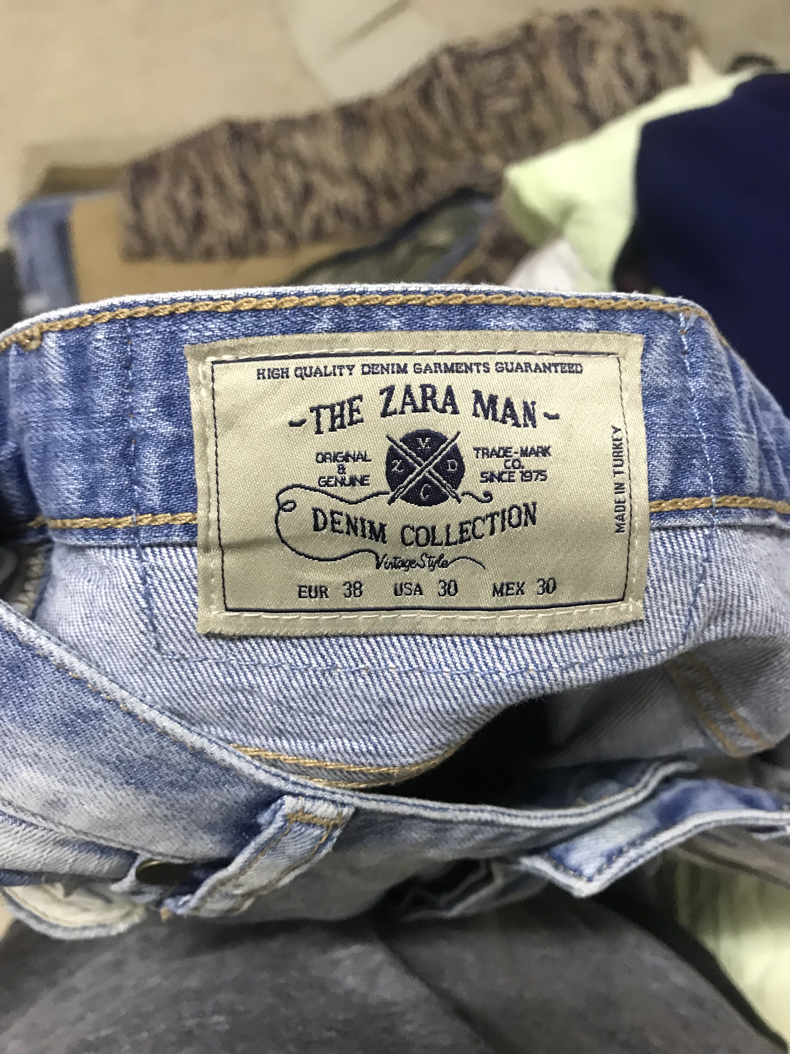 Zara - Zara Men Boro Distressed Slim Denim #3124-A - 11