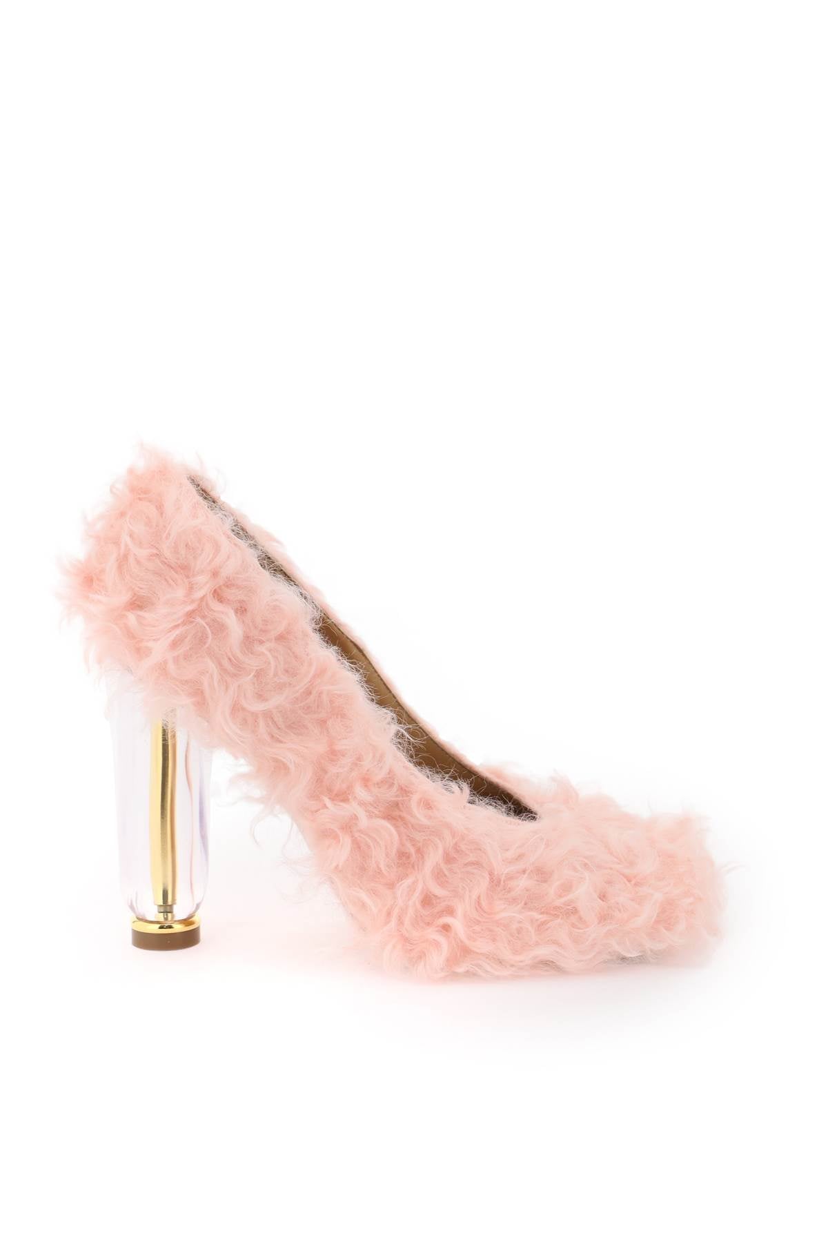 Faux fur pumps - 1