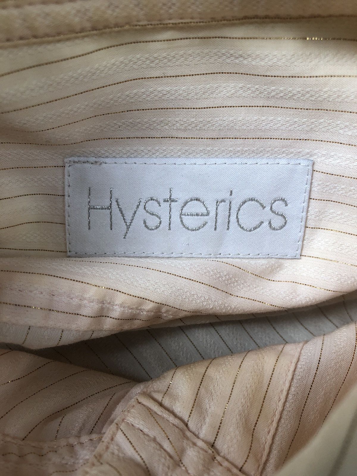 VINTAGE HYSTERICS GOLD LINED BUTTON SHIRT SS - 7