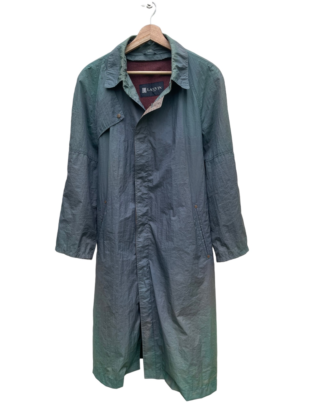 💥 LANVIN PARIS Trench Coat Long Coat Jacket - 2