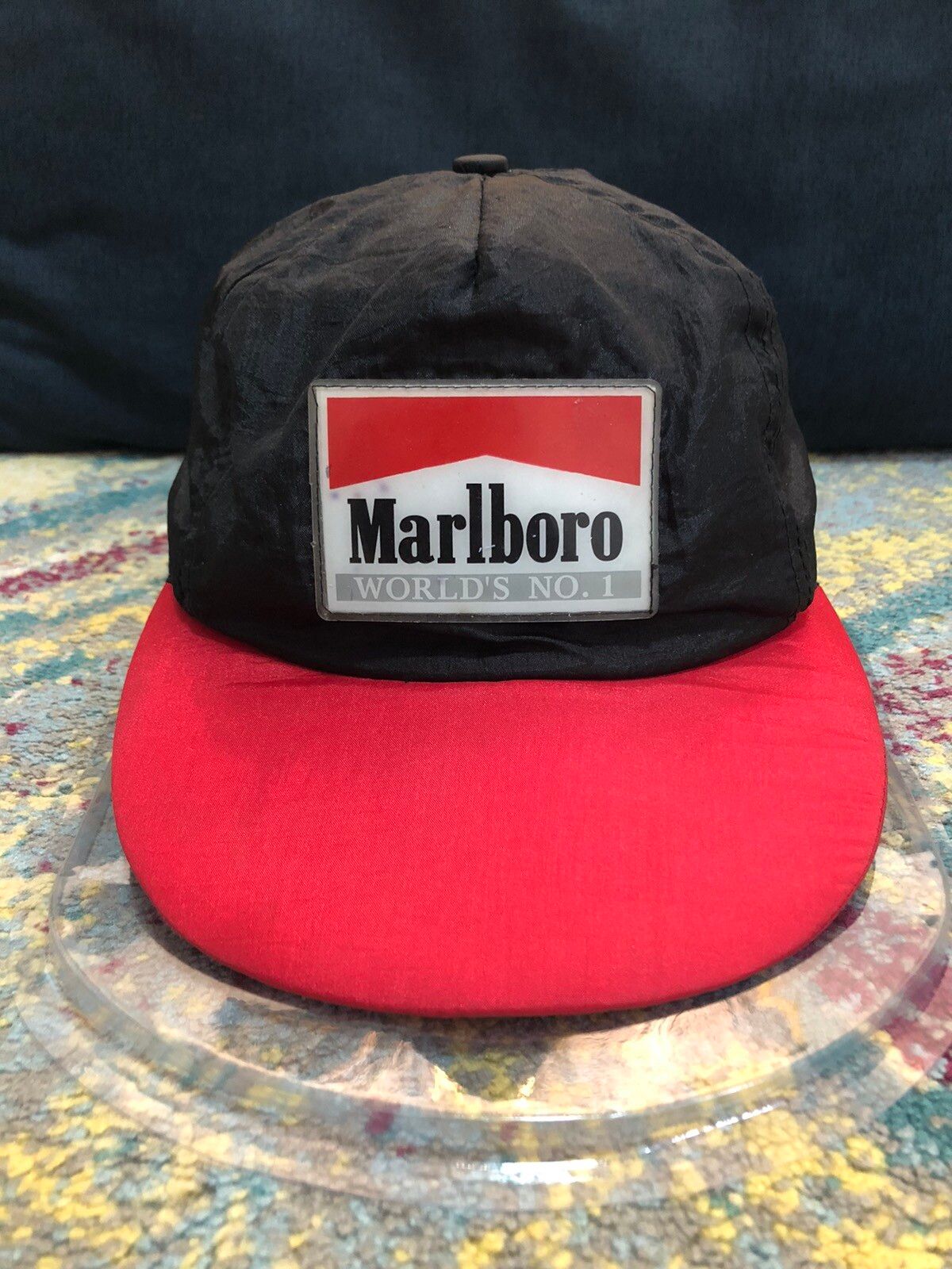 🔥Vintage Marlboro World‘S No 1 Patch Logo Snapback Hat - 1