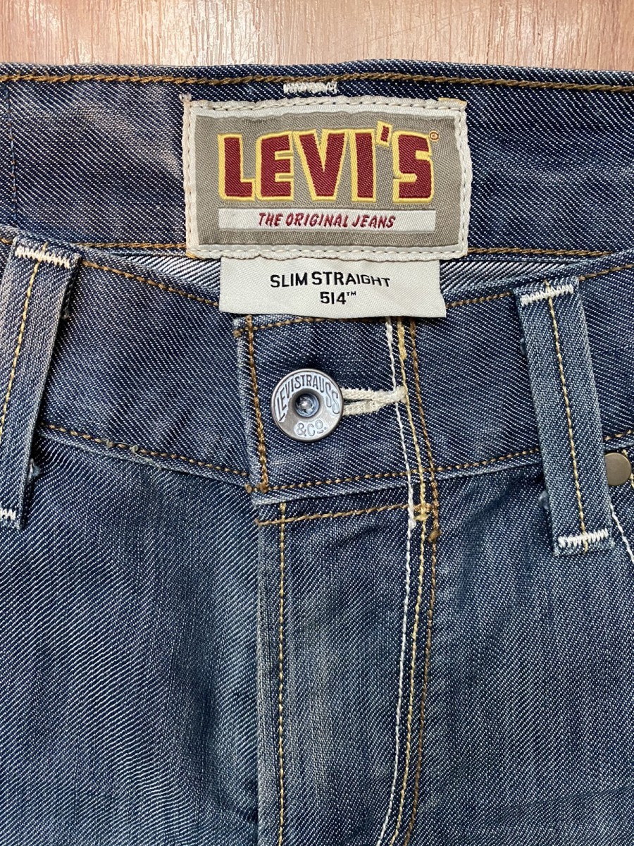 514 slim straight denim jeans - 7