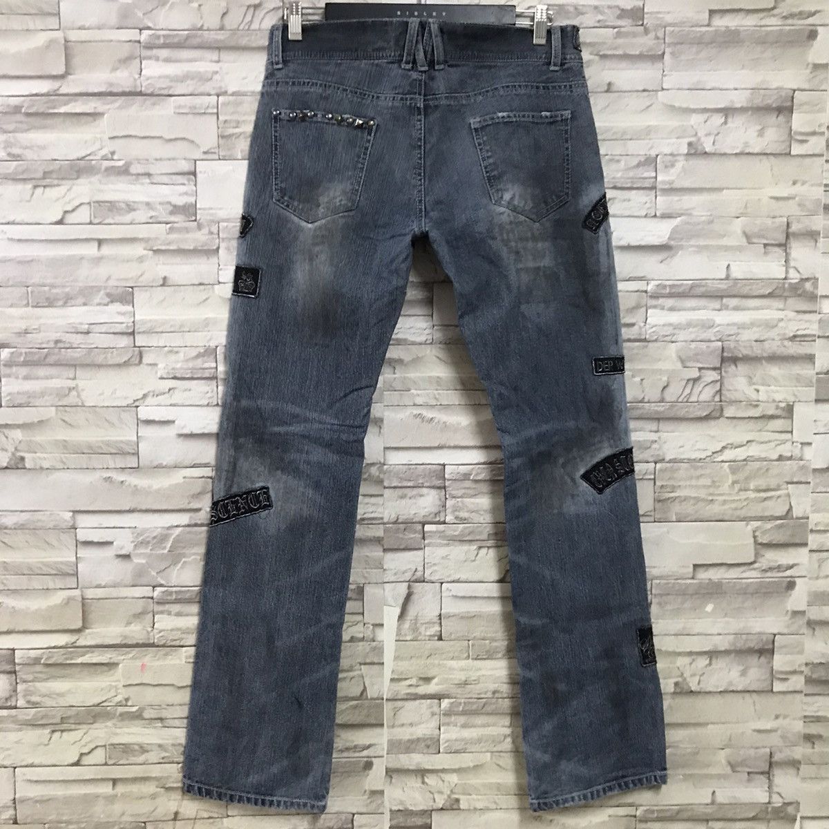 Japanese Brand - IN THE ATTIC Distressed Denim Dirty Patches Jeans - 11