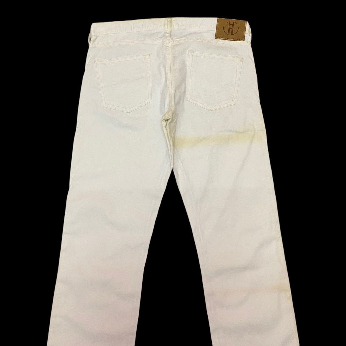 RARE🇯🇵JAPAN BLUE JEANS WHITE DENIM JEANS - 6