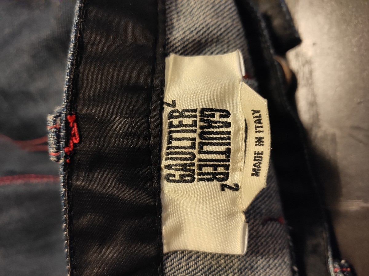 GRAIL! SS08 logo denim pants.Like Saint Laurent - 7