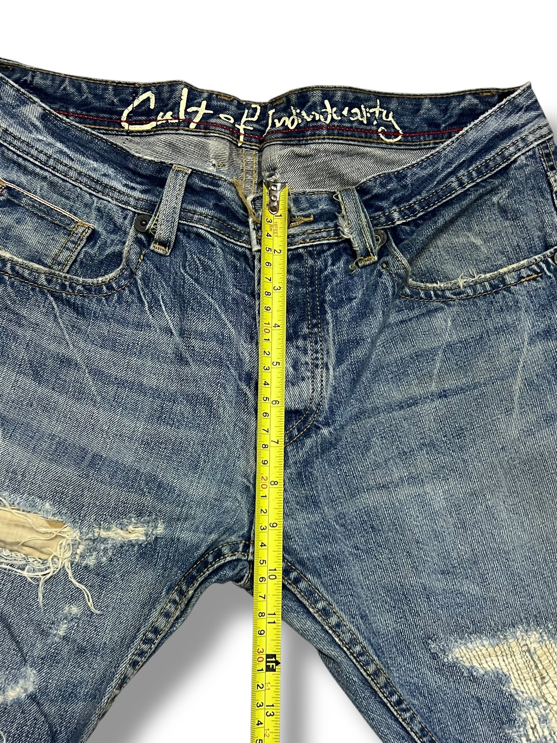 Cult Of Individuality Distressed Selvedge Denim - 16