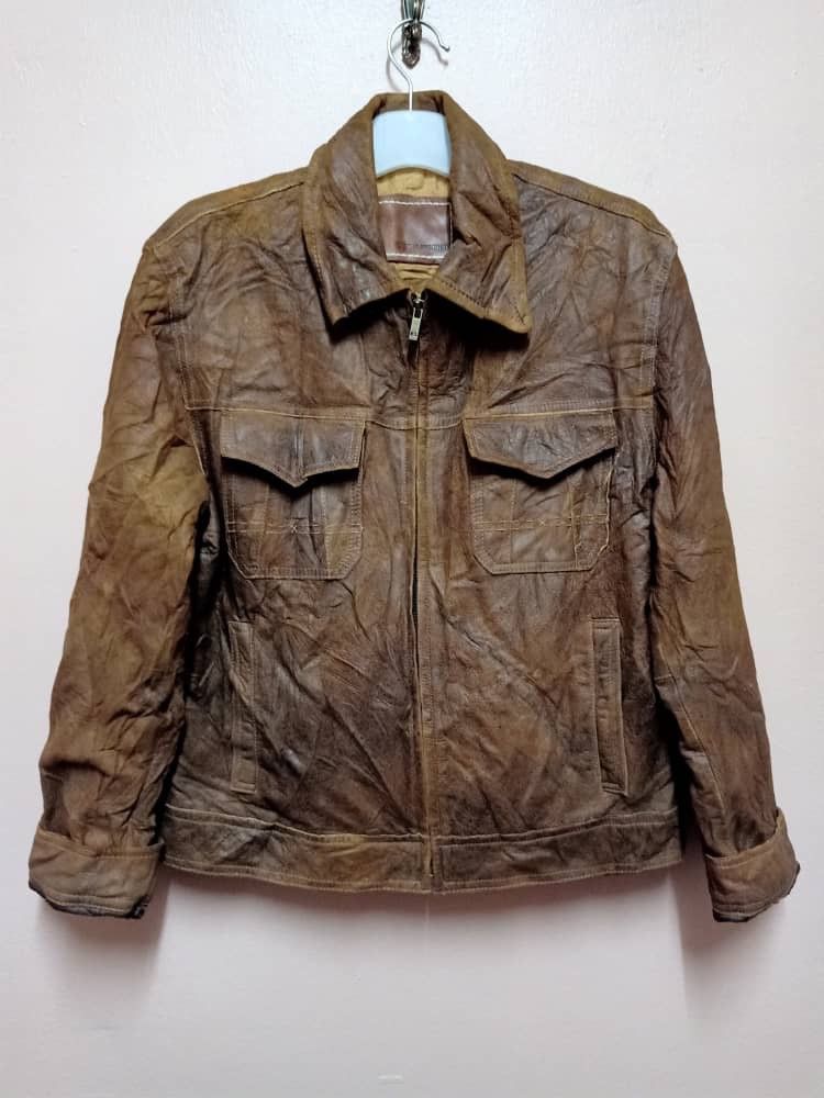 Vintage Guess Leather Ride Jacket - 3