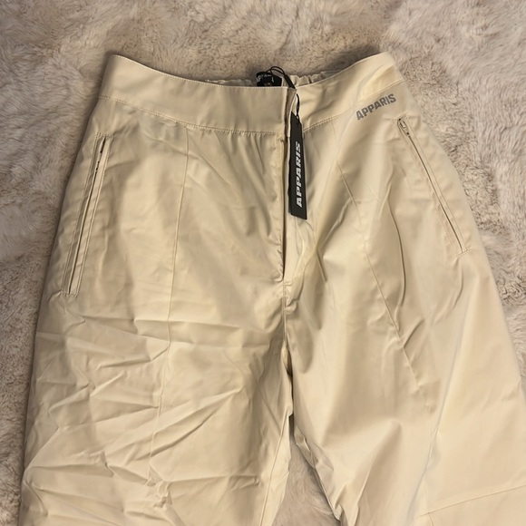 Apparis Jo Slim Fit Ski Pants in Cream - 5