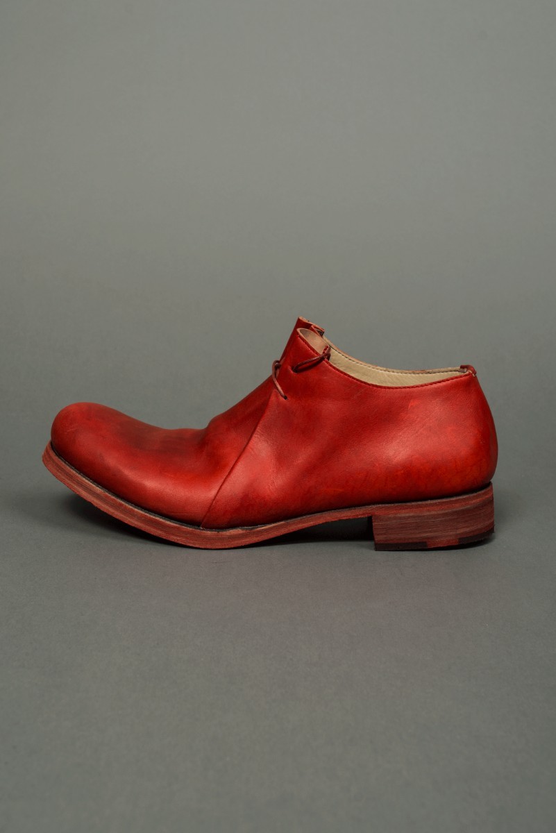 NEW NEW Red folded derby shoes SS2012 - 1