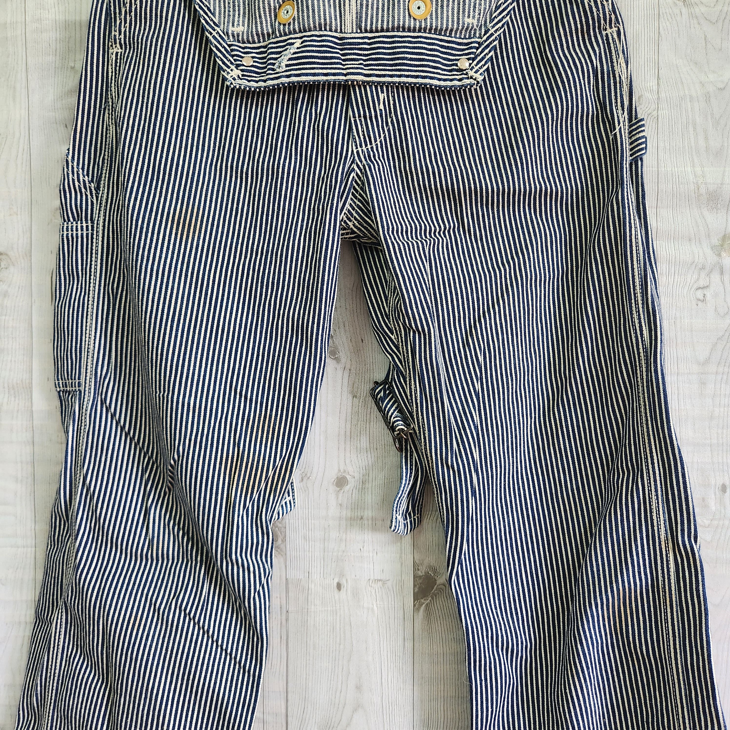 Vintage Hickory Big John Overall Classic Pockets - 14