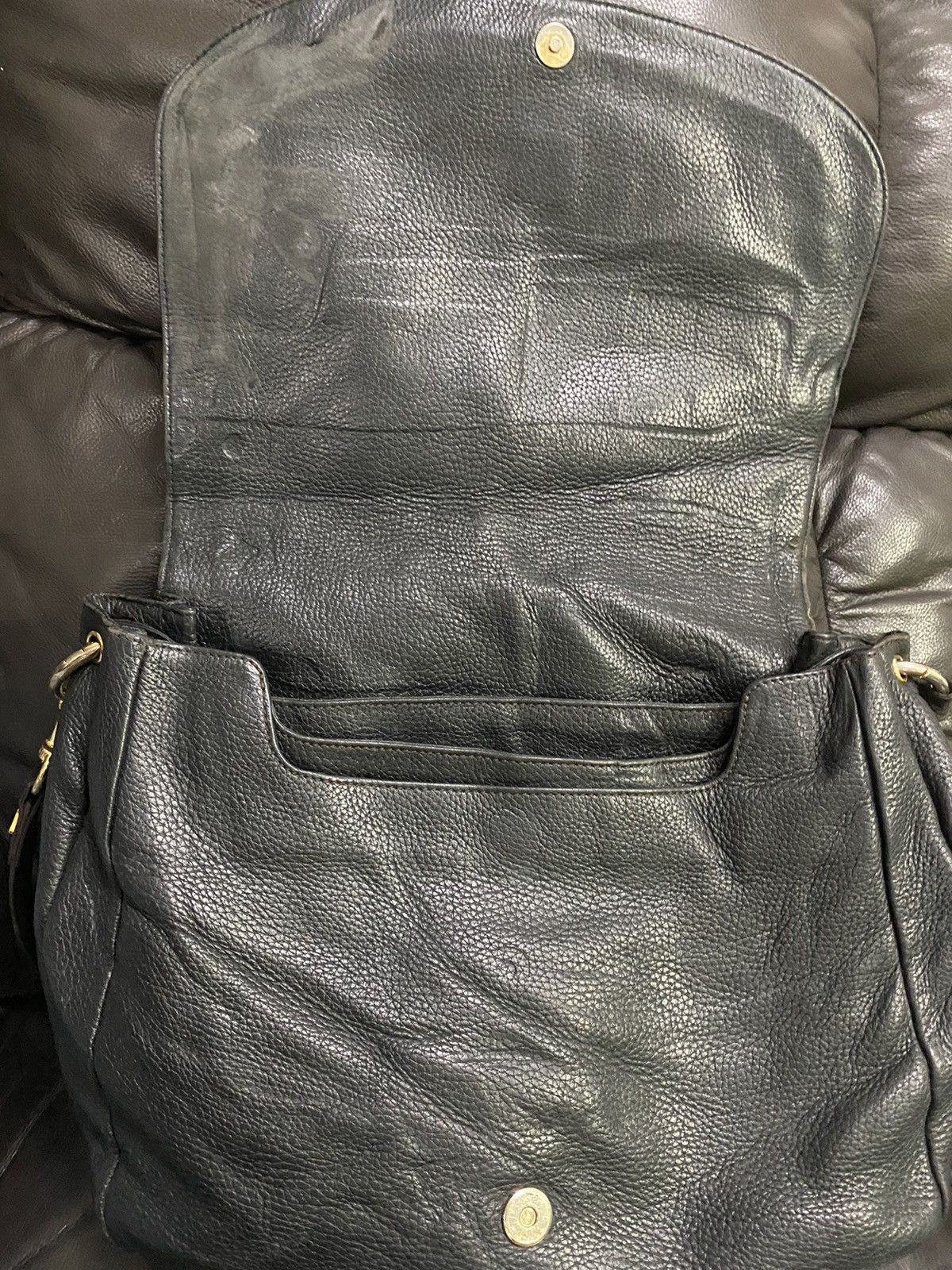 Authentic MCM Leather Shoulder Bag - 15