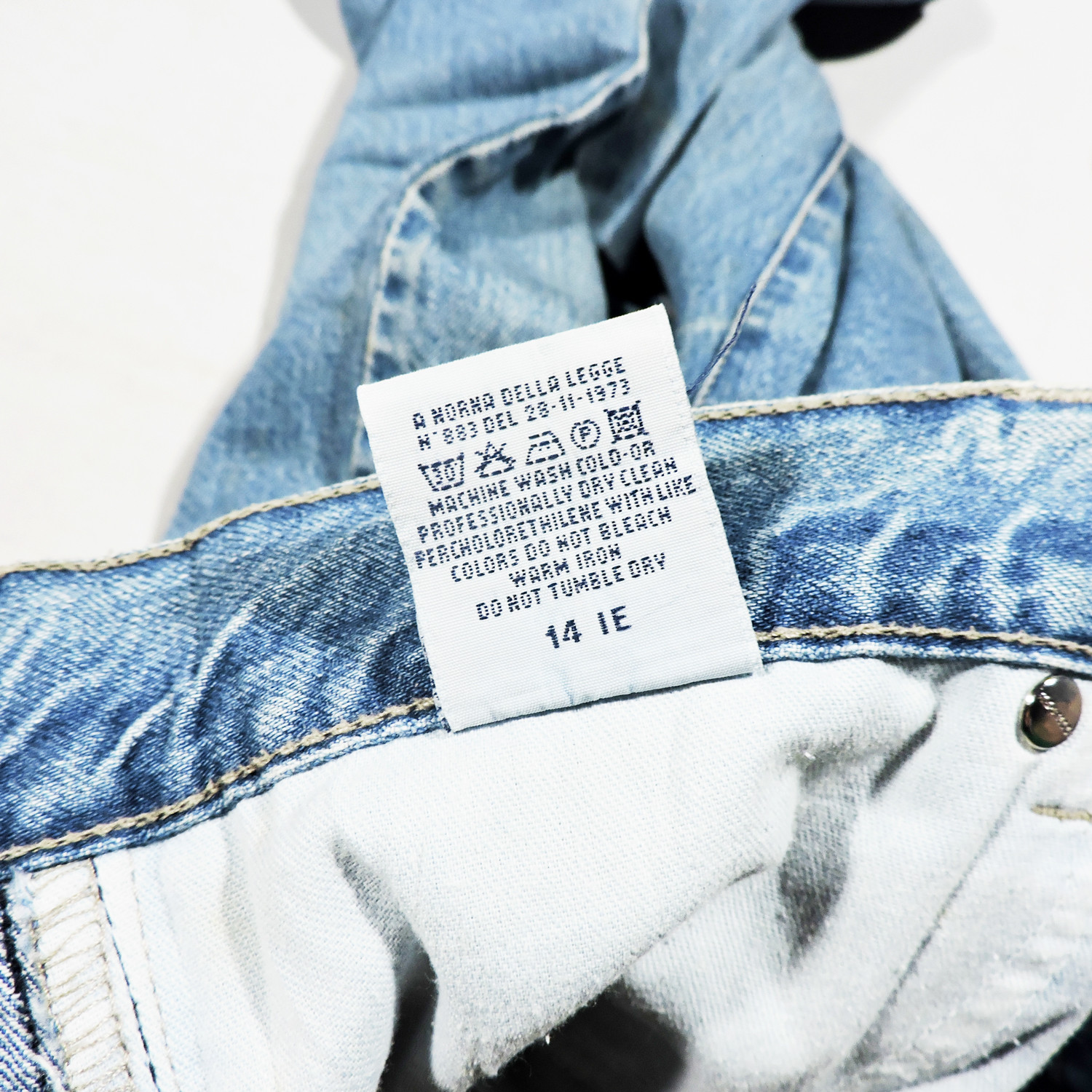 VERSACE JEANS COUTURE DENIM LONG PANTS - 8