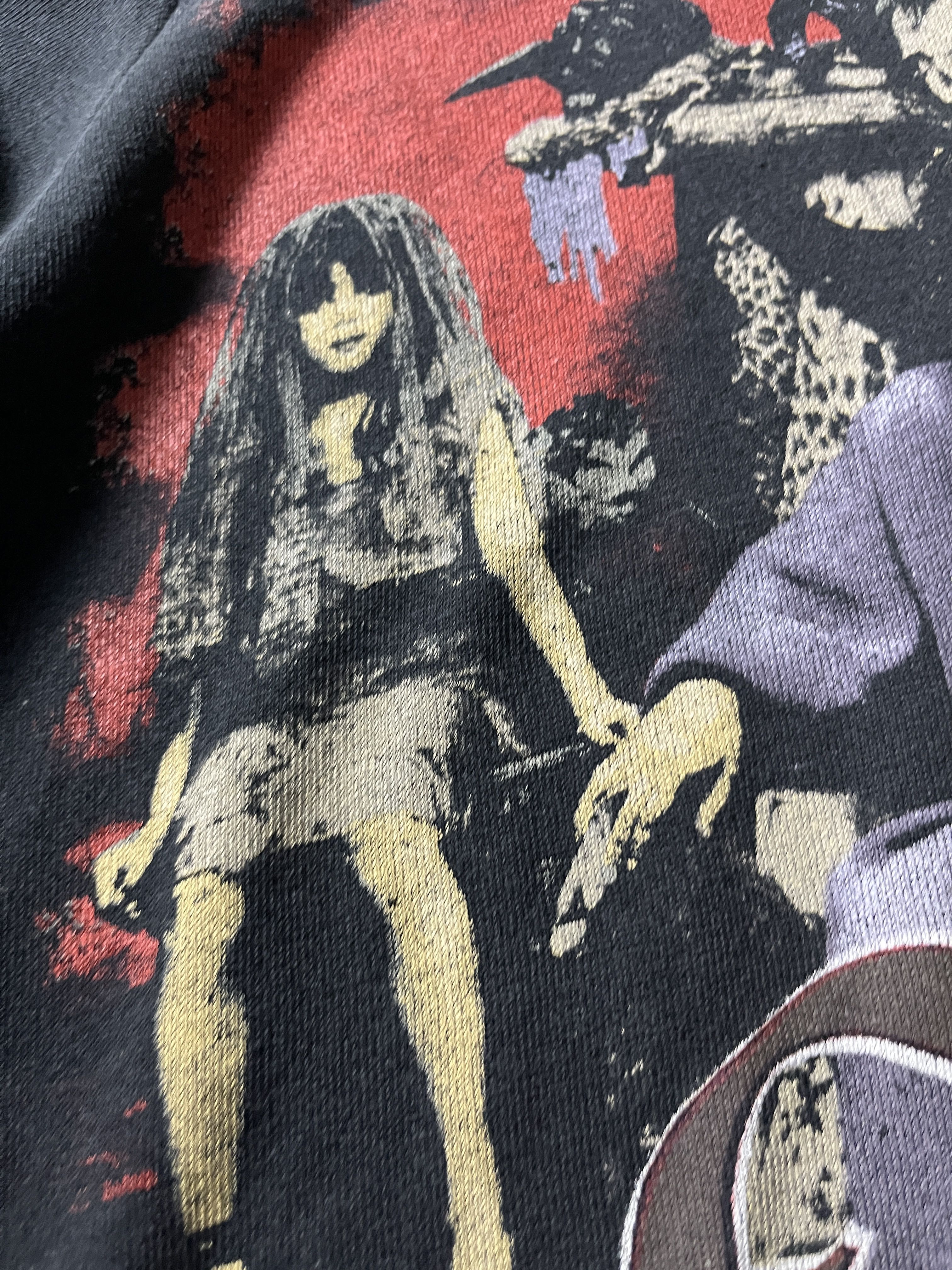 Vintage 80s ozzy osbourne1988 50/50 sweatshirt - 6