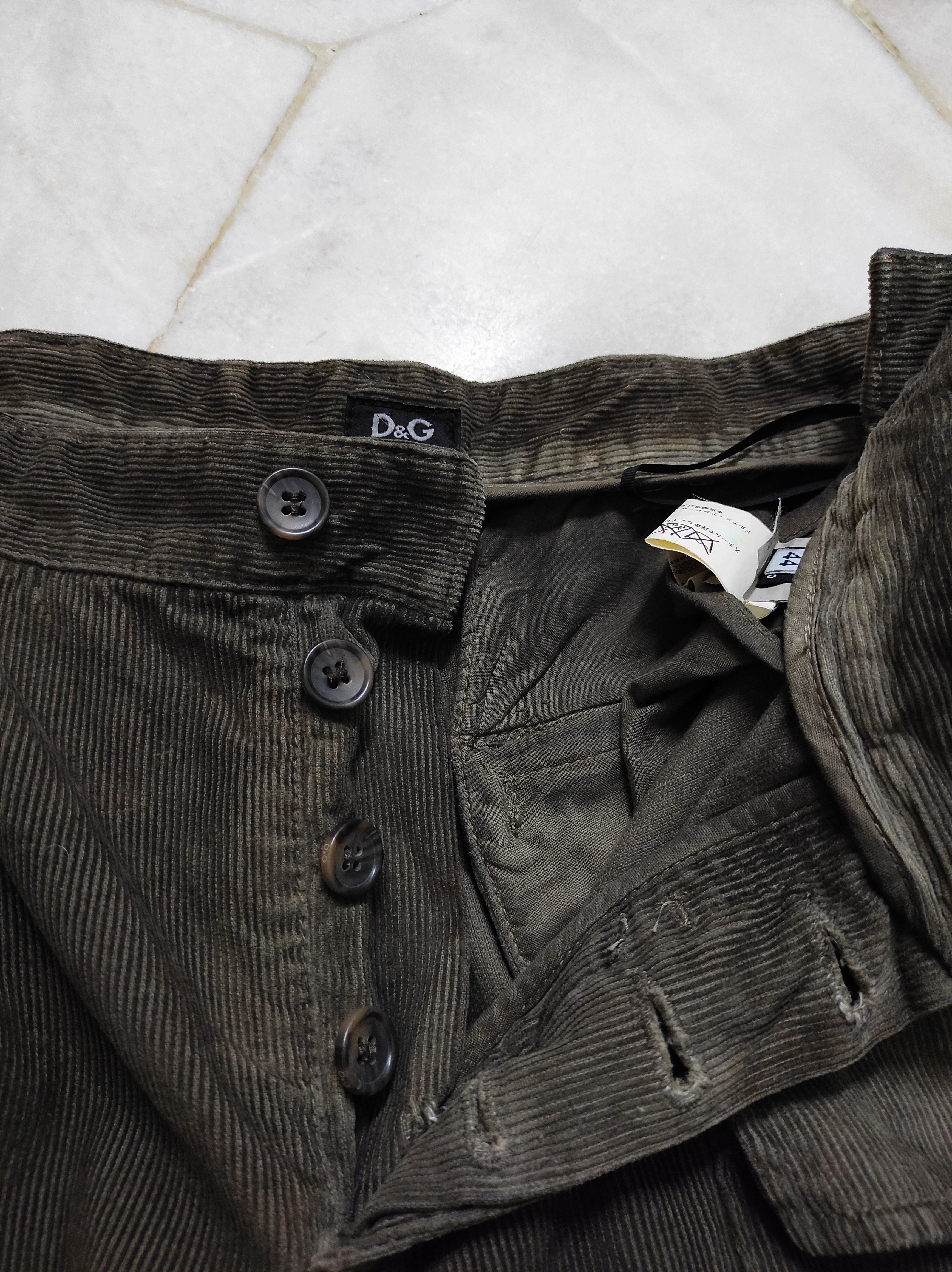 AW2003 Dolce and Gabbana pocket cargo military pants - 13