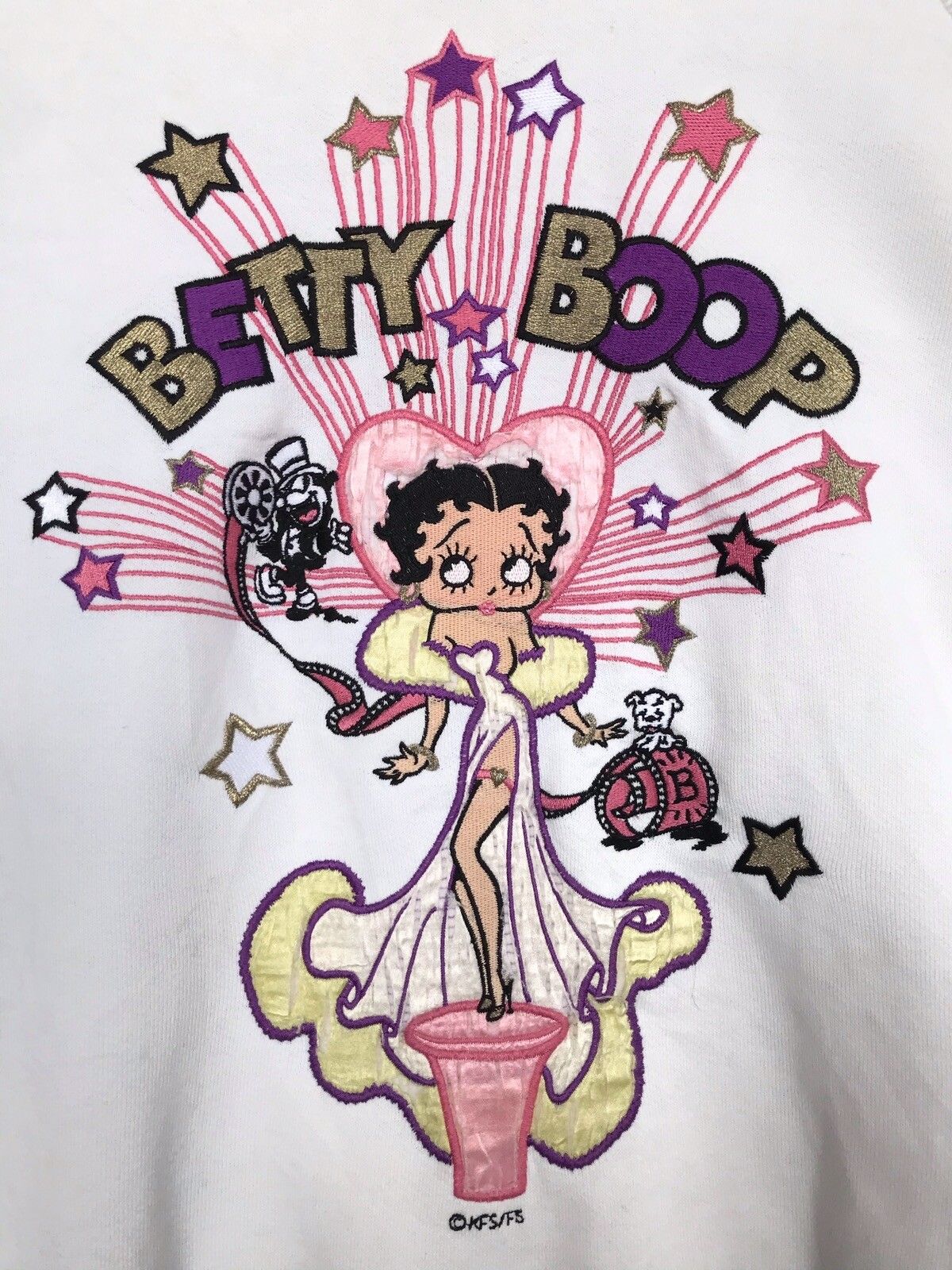 Rare🔥Vintage 90's Betty Boop Baggy Boxy Sweatshirt Hoodie - 2