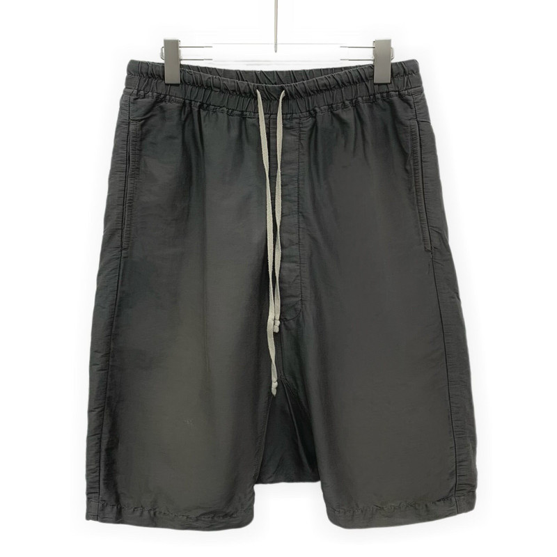 Rick Owens Cotton Black Shorts - 1
