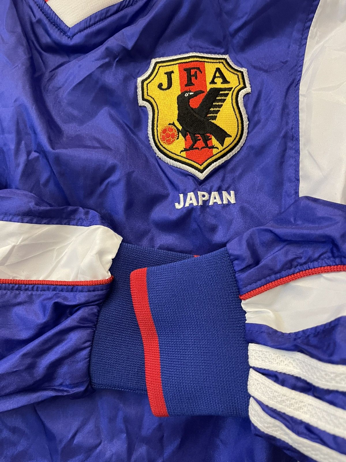 Japan Home Adidas Vintage Long Sleeve Football Training - 4