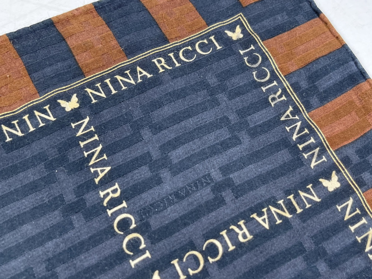 nina ricci scarf turban bandana handkerchief neckerchief - 6