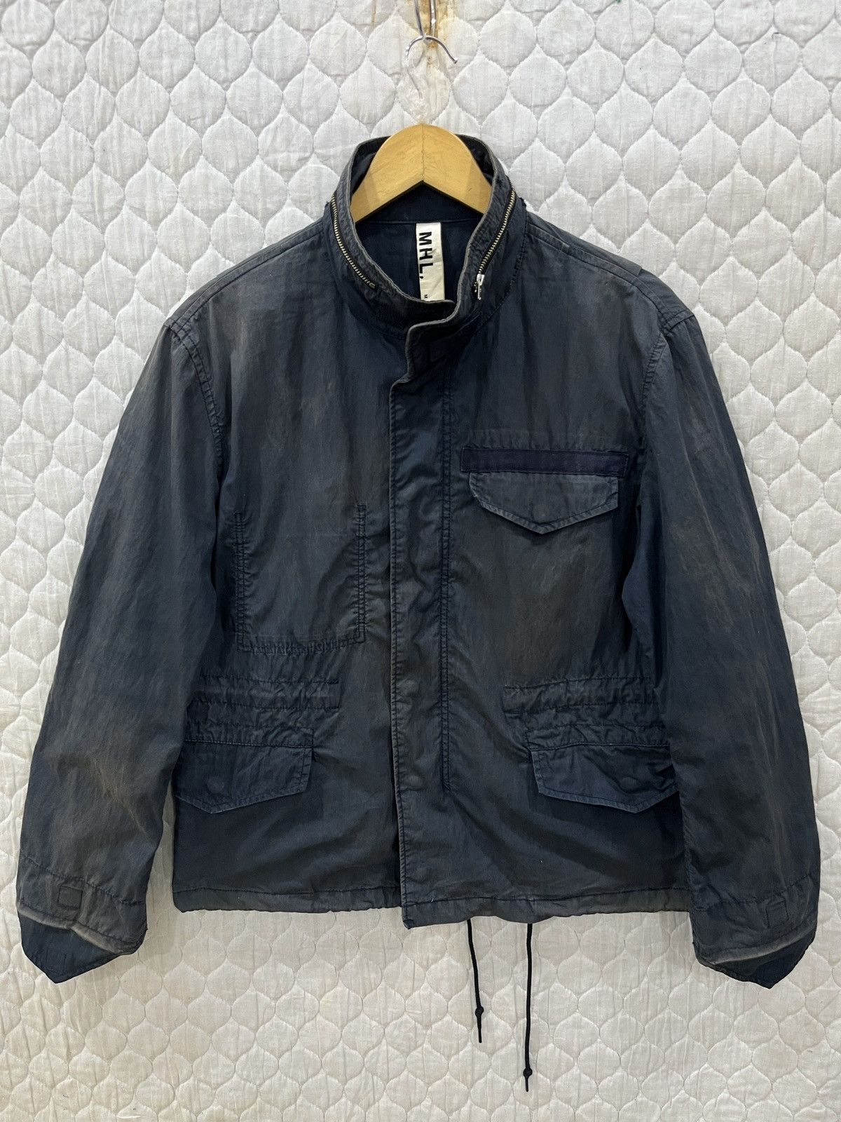 (Ttt). MARGARET HOWELL X ALPHA INDUSTRIES DISTRESSED JACKET - 1