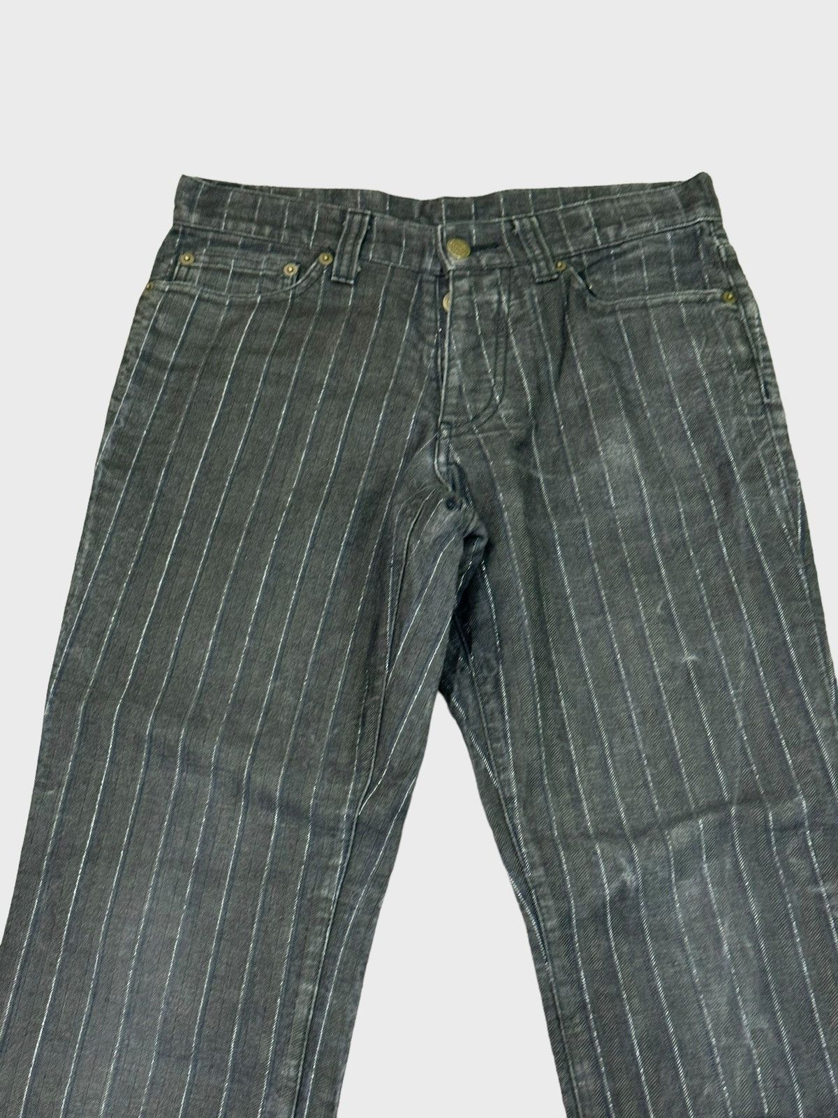 Avant Garde - FLARED TORNADO MART STRIPED BOOTCUT DENIM - 3