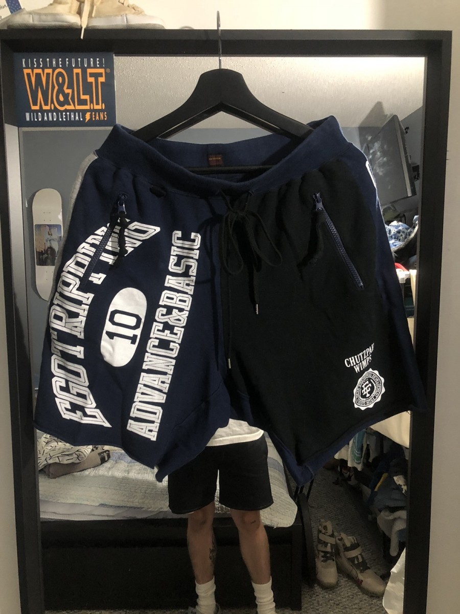 Ego Tripping Japan - Reconstructed Chutzpah Wimps Sweat Shorts 28 - 1