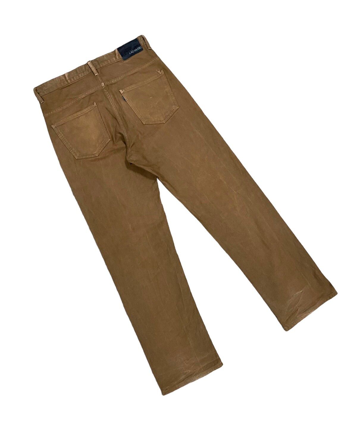 Lad Musician Brown Straight Cup Jeans Made In Japan - 14